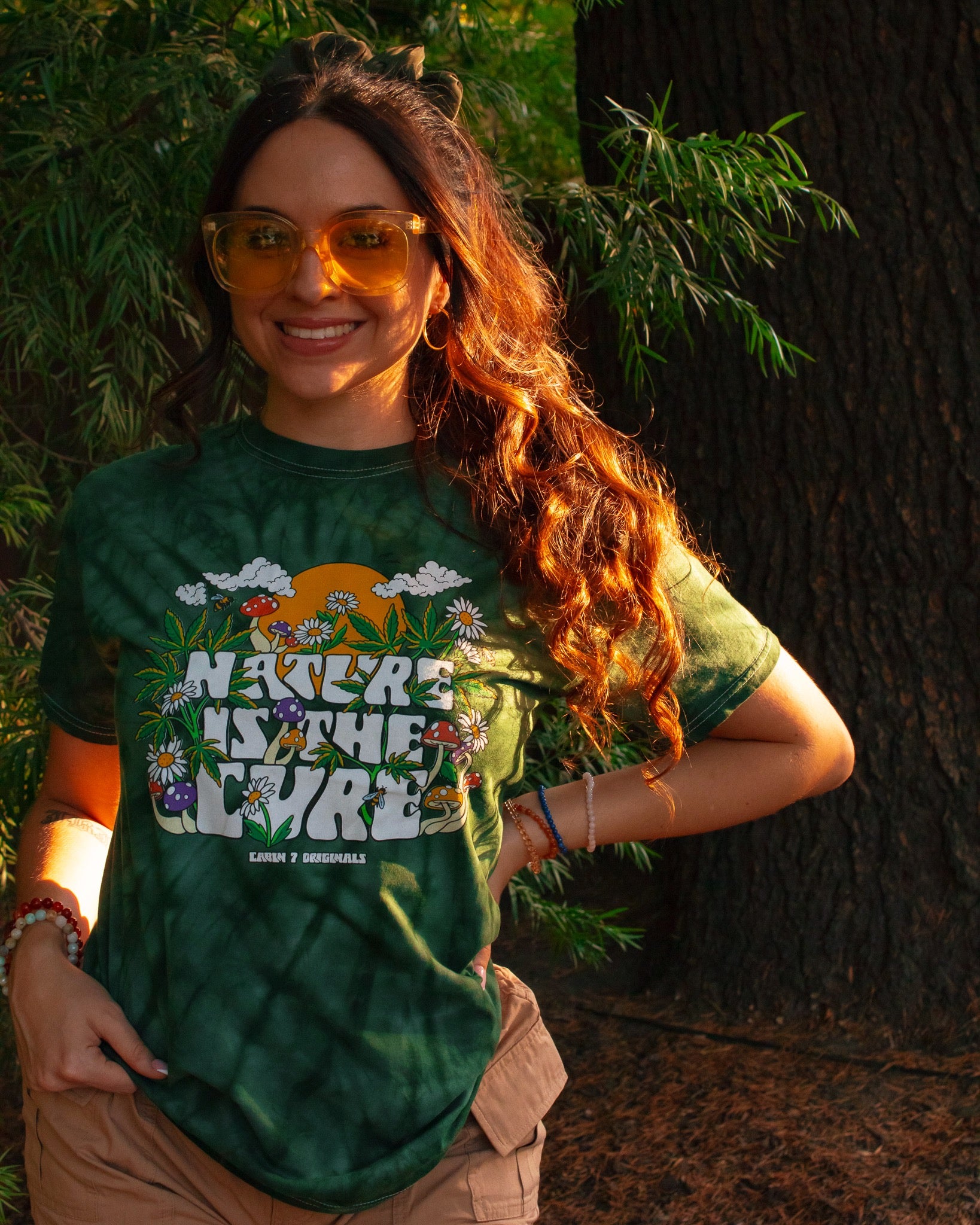 Nature Is the Cure Tie Dye T-Shirt