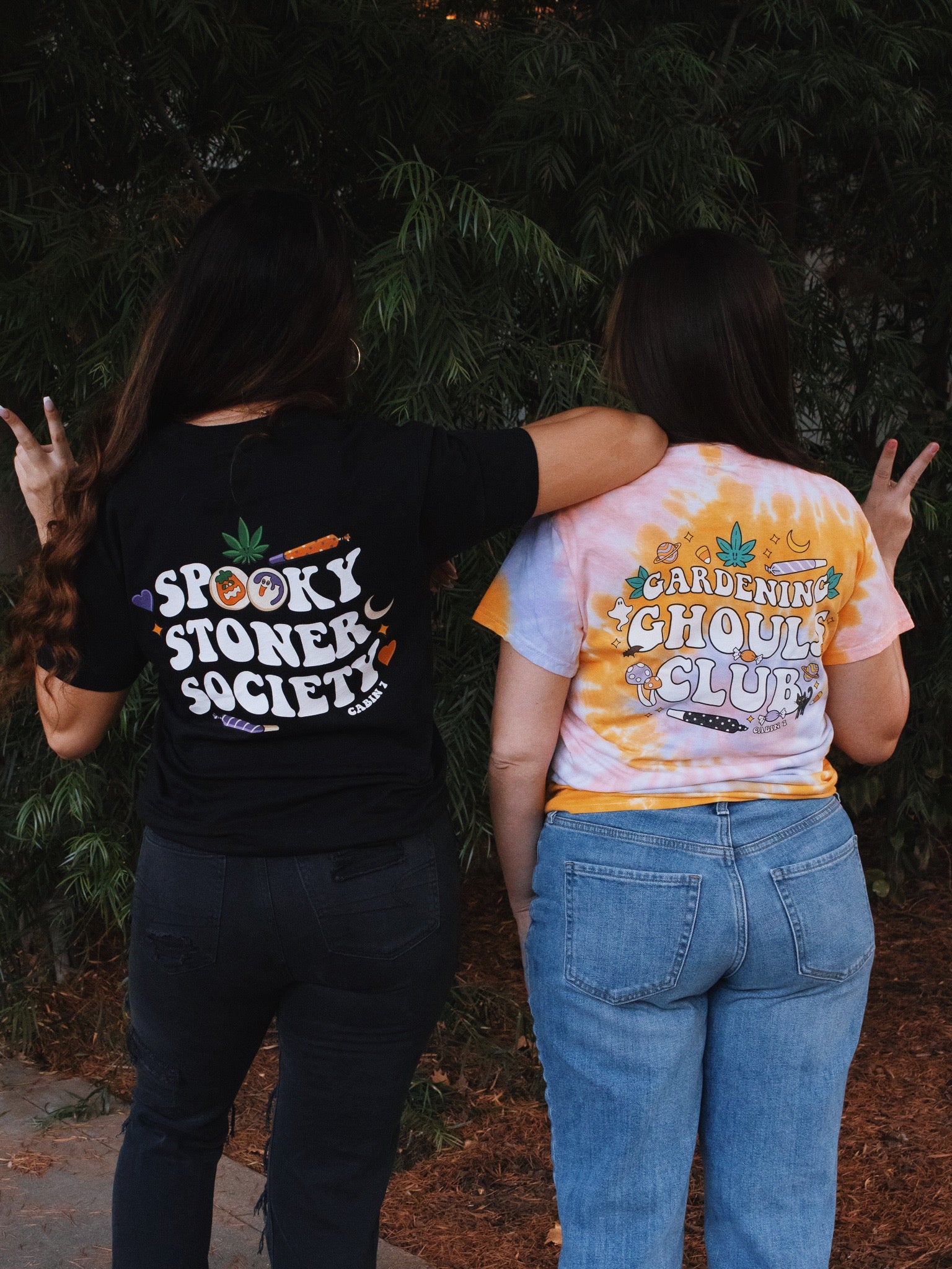 Gardening Ghouls Club Tie Dye T-Shirt
