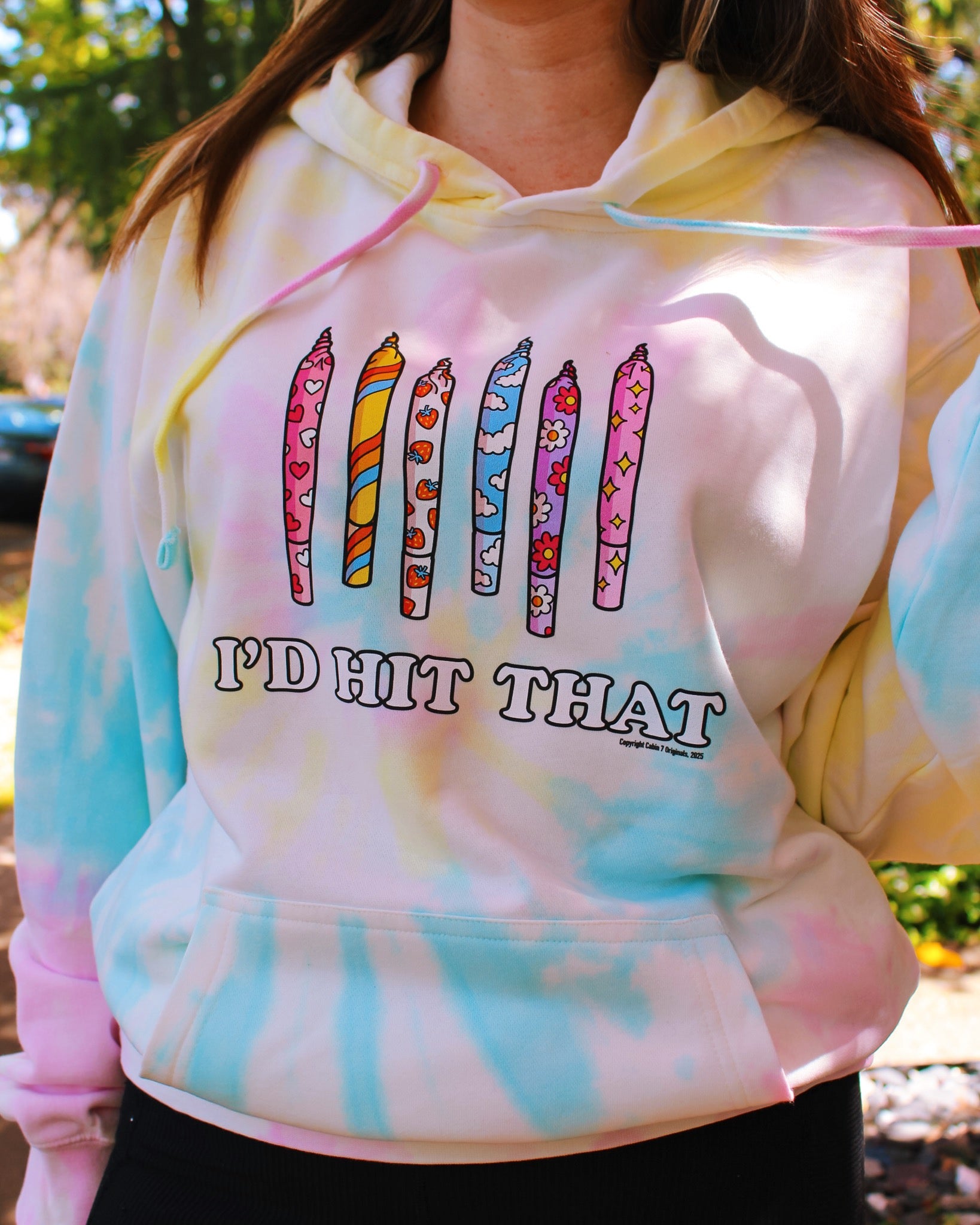 I'd Hit That Tie Dye Hoodie