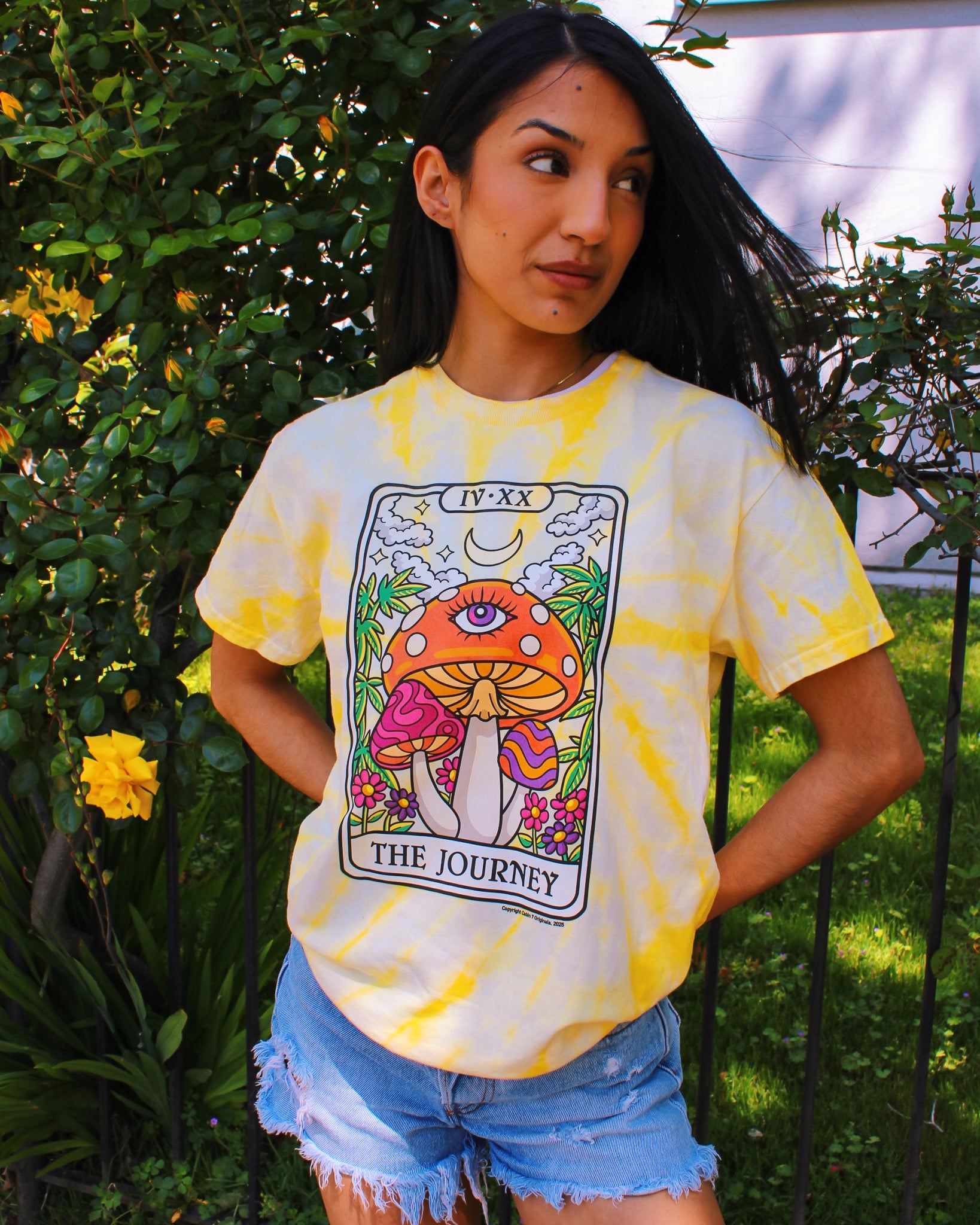 The Journey Tarot Tie Dye T-Shirt