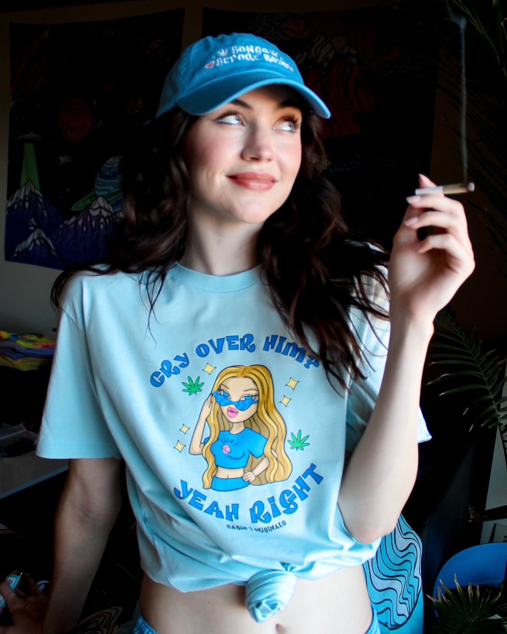 Cry Over Him? Yeah Right T-Shirt