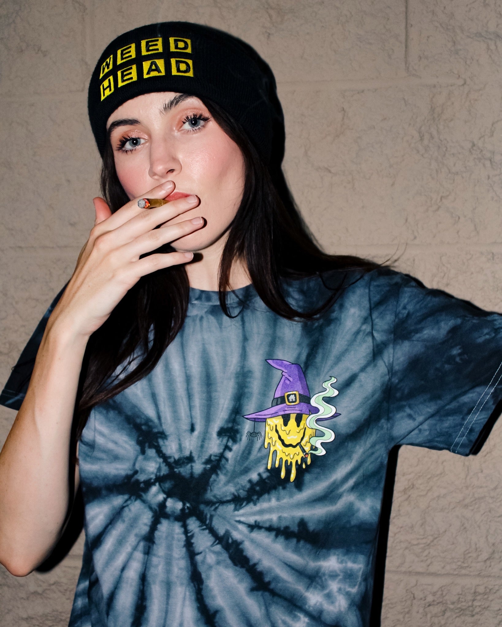 Stoney Witch Smiley Tie Dye T-Shirt
