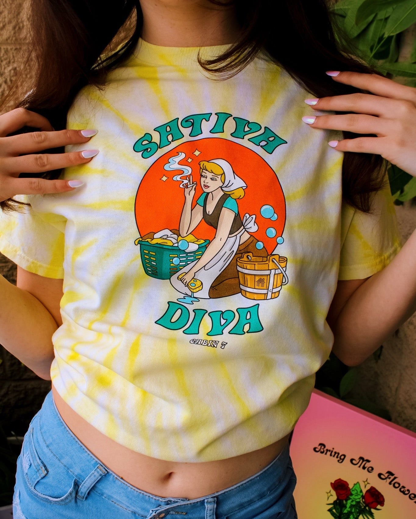 Sativa Diva Tie Dye T-Shirt