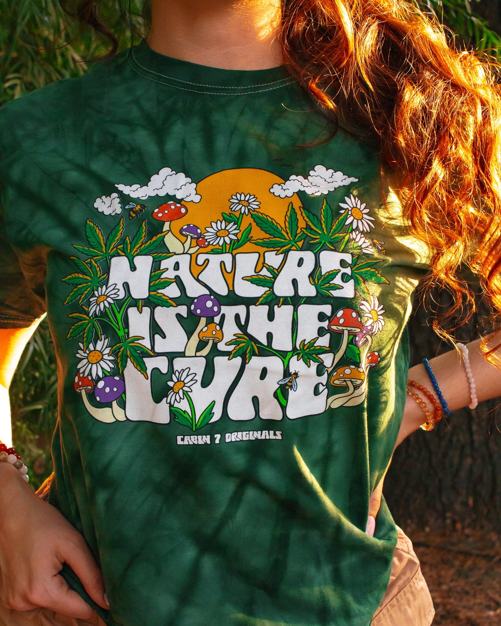 Nature Is the Cure Tie Dye T-Shirt