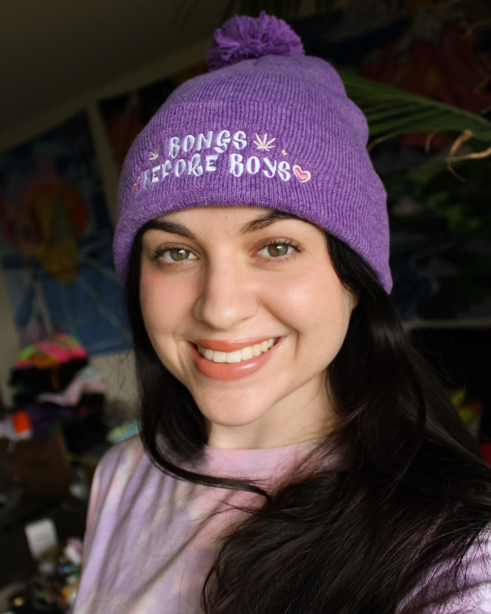 Bongs Before Boys Beanie