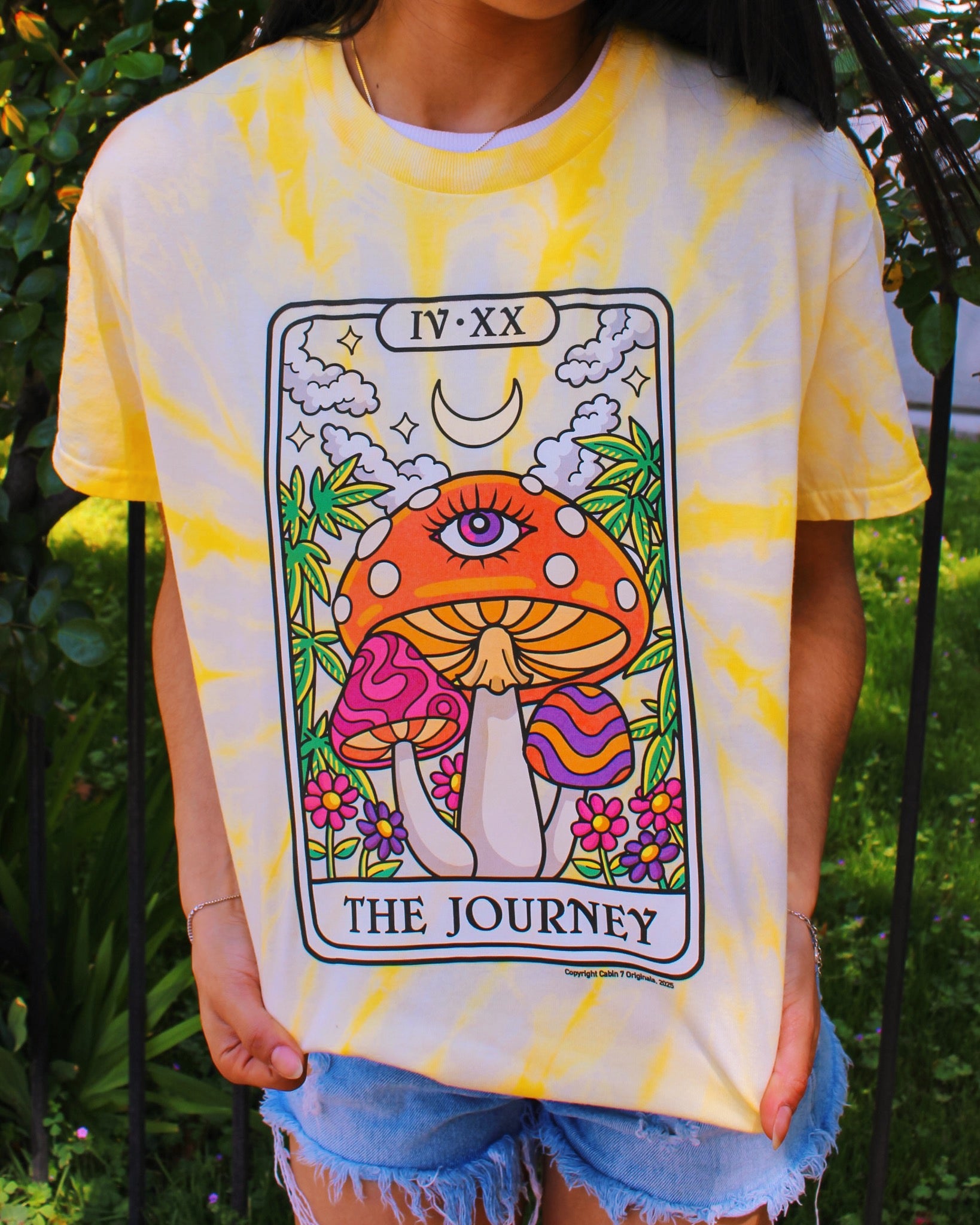 The Journey Tarot Tie Dye T-Shirt