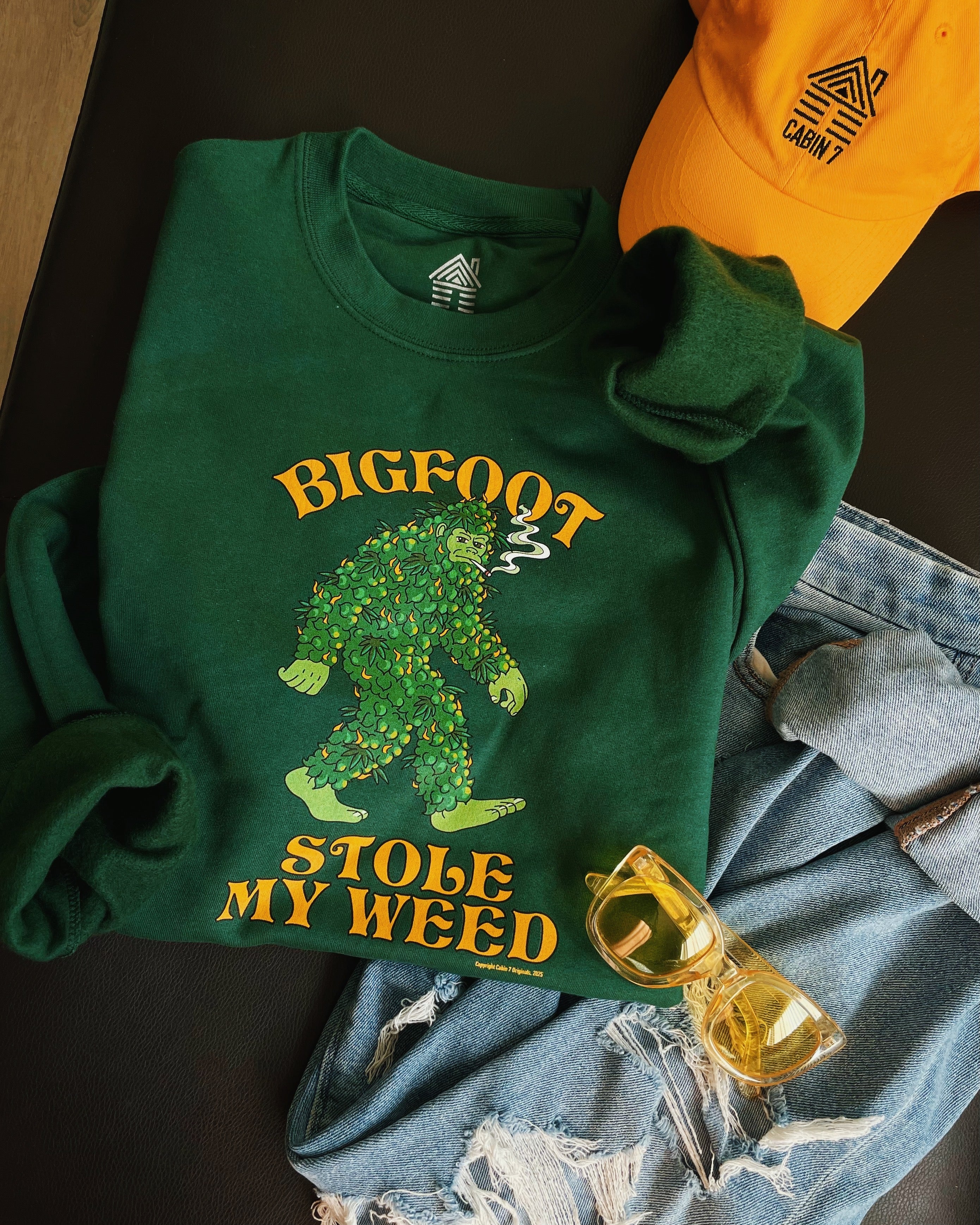 Bigfoot Stole My Weed Sweatshirt
