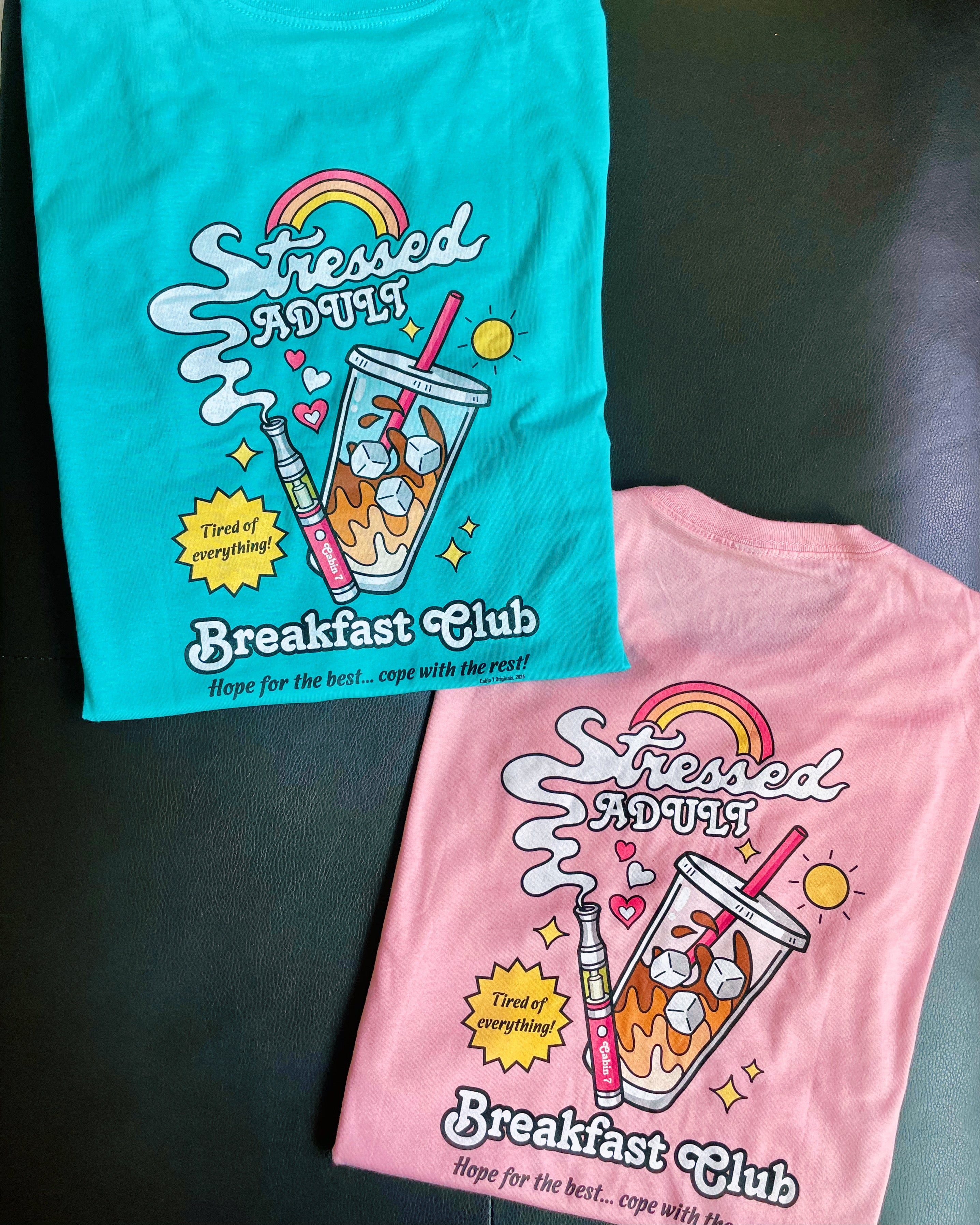 Stressed Adult Breakfast Club T-Shirt