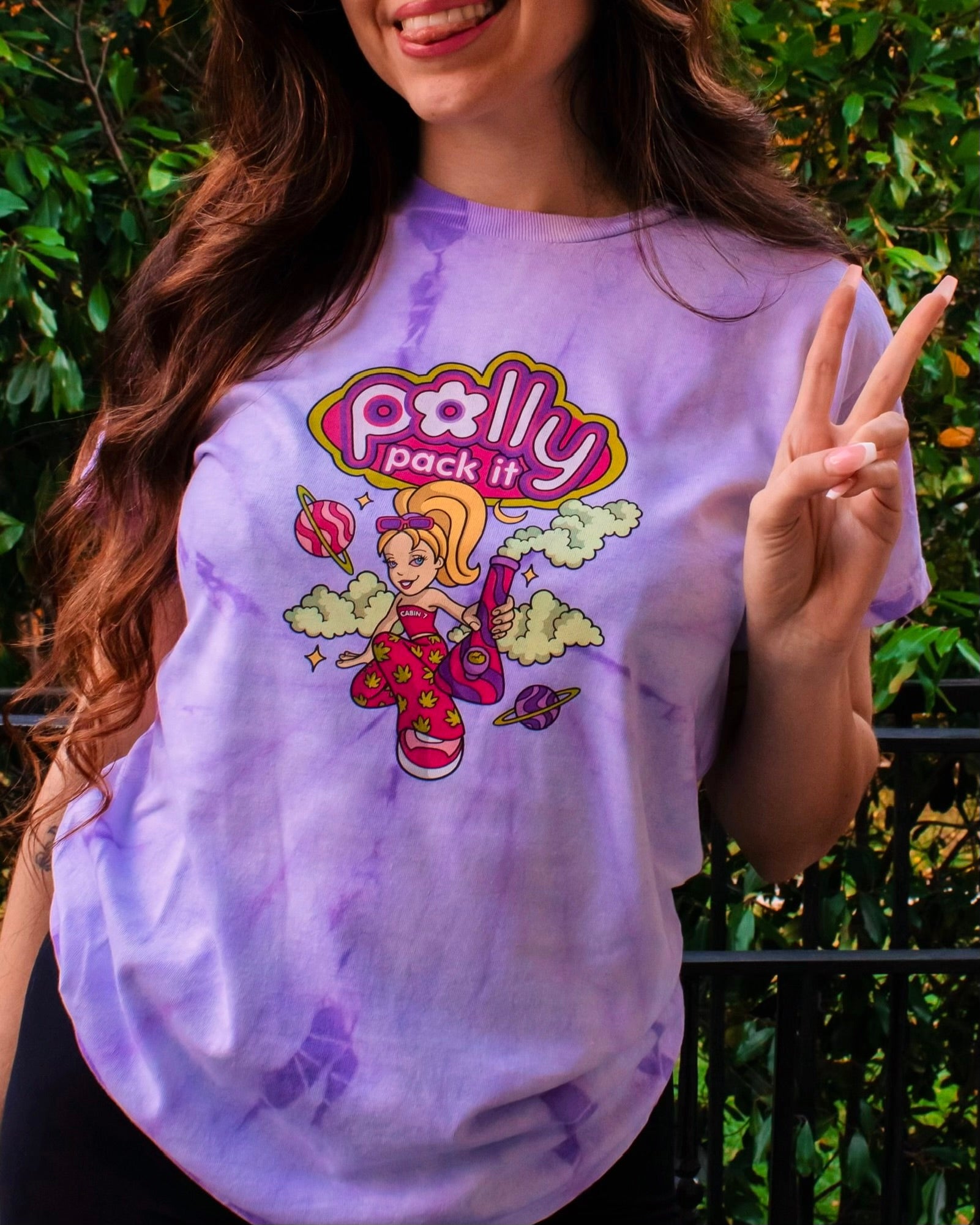 Polly Pack It Tie Dye T-Shirt