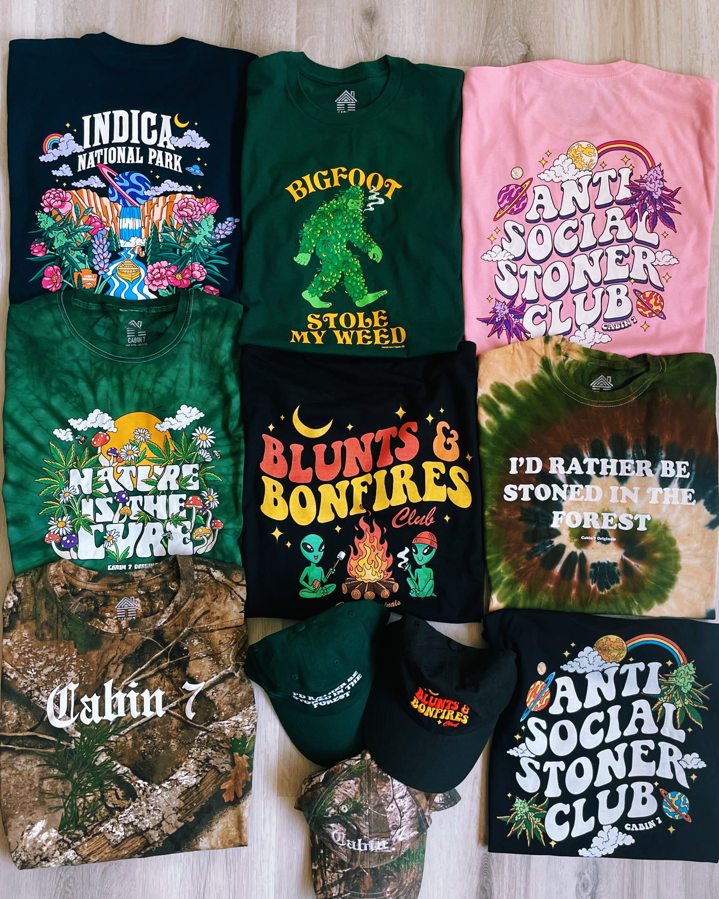 I'd Rather Be Stoned in the Forest Tie Dye T-Shirt