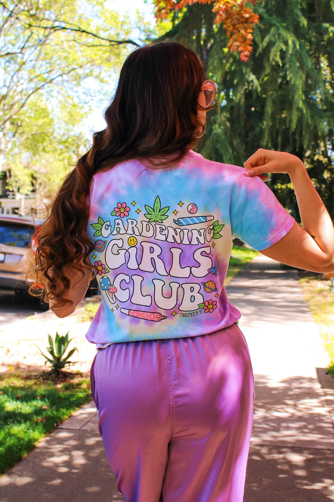 Gardening Girls Club Tie Dye T-Shirt