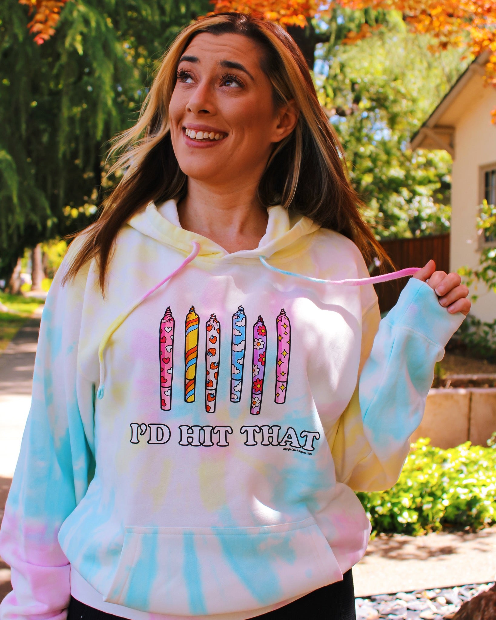 I'd Hit That Tie Dye Hoodie