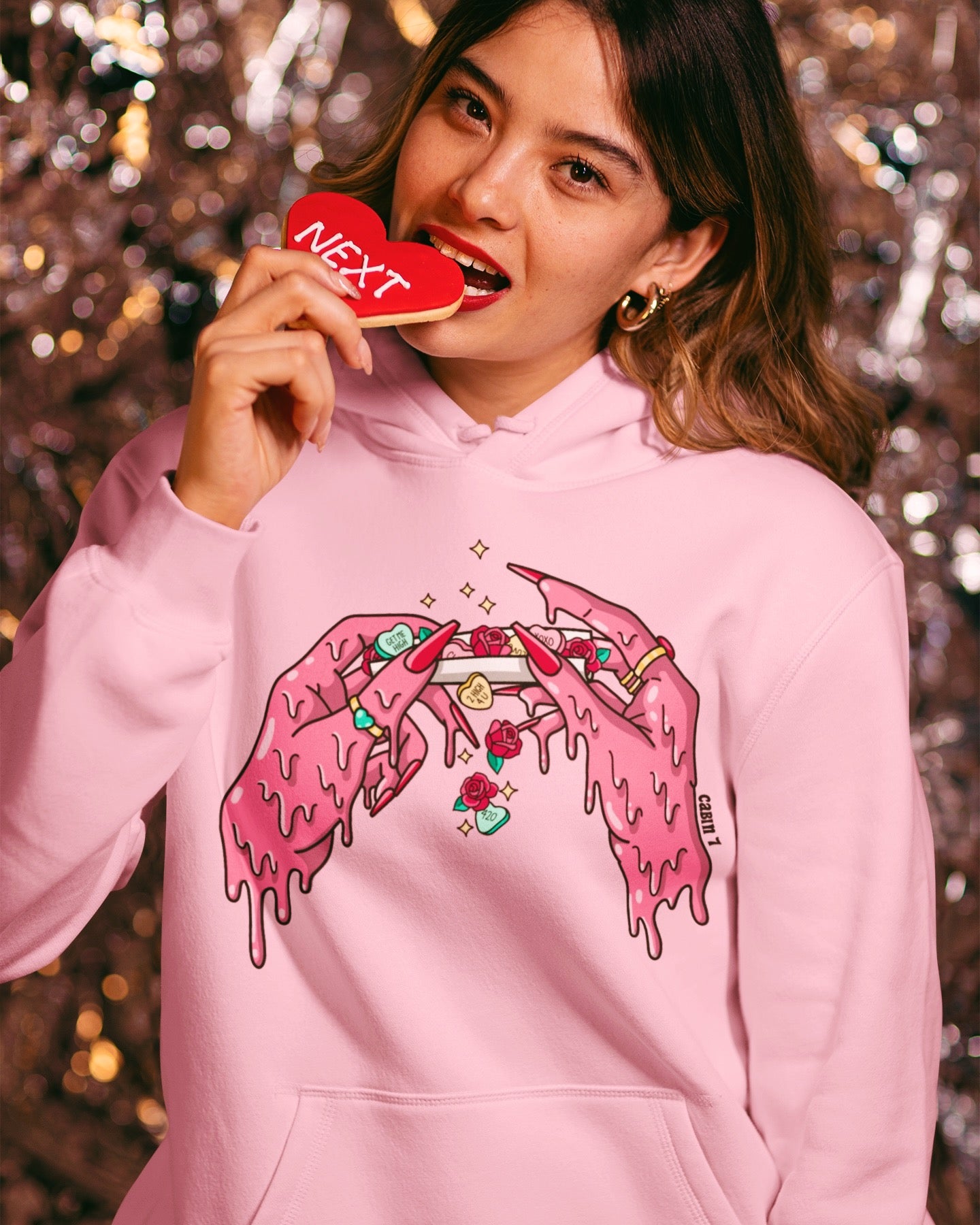 Rolling Up Love Hoodie