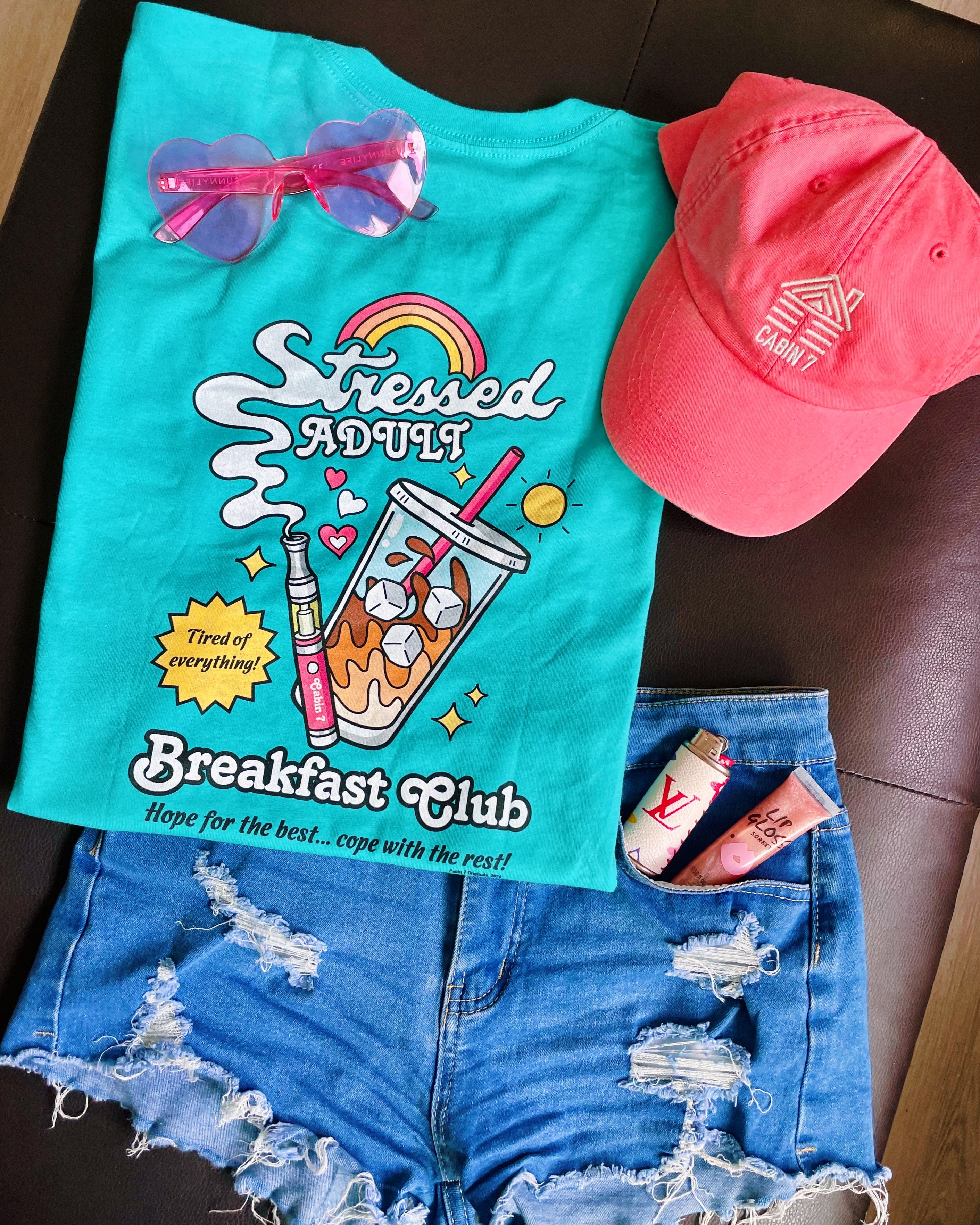 Stressed Adult Breakfast Club T-Shirt