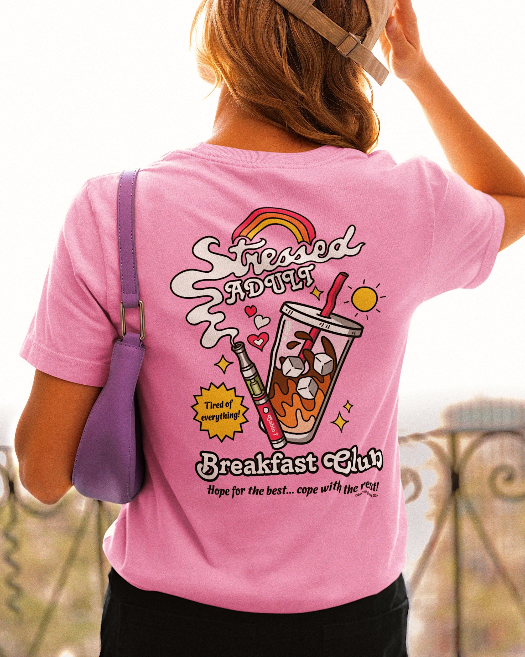Stressed Adult Breakfast Club T-Shirt