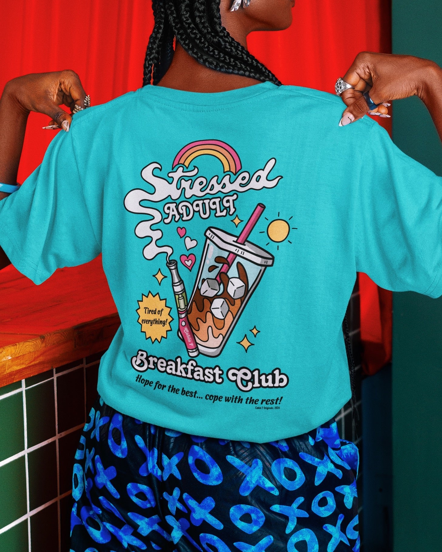 Stressed Adult Breakfast Club T-Shirt
