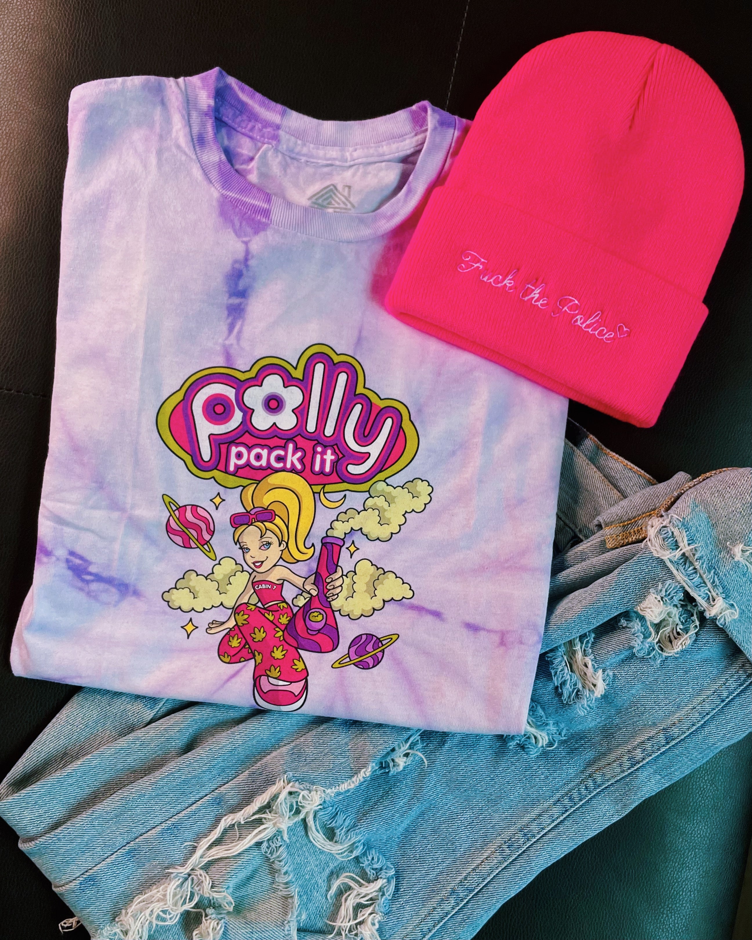 Polly Pack It Tie Dye T-Shirt