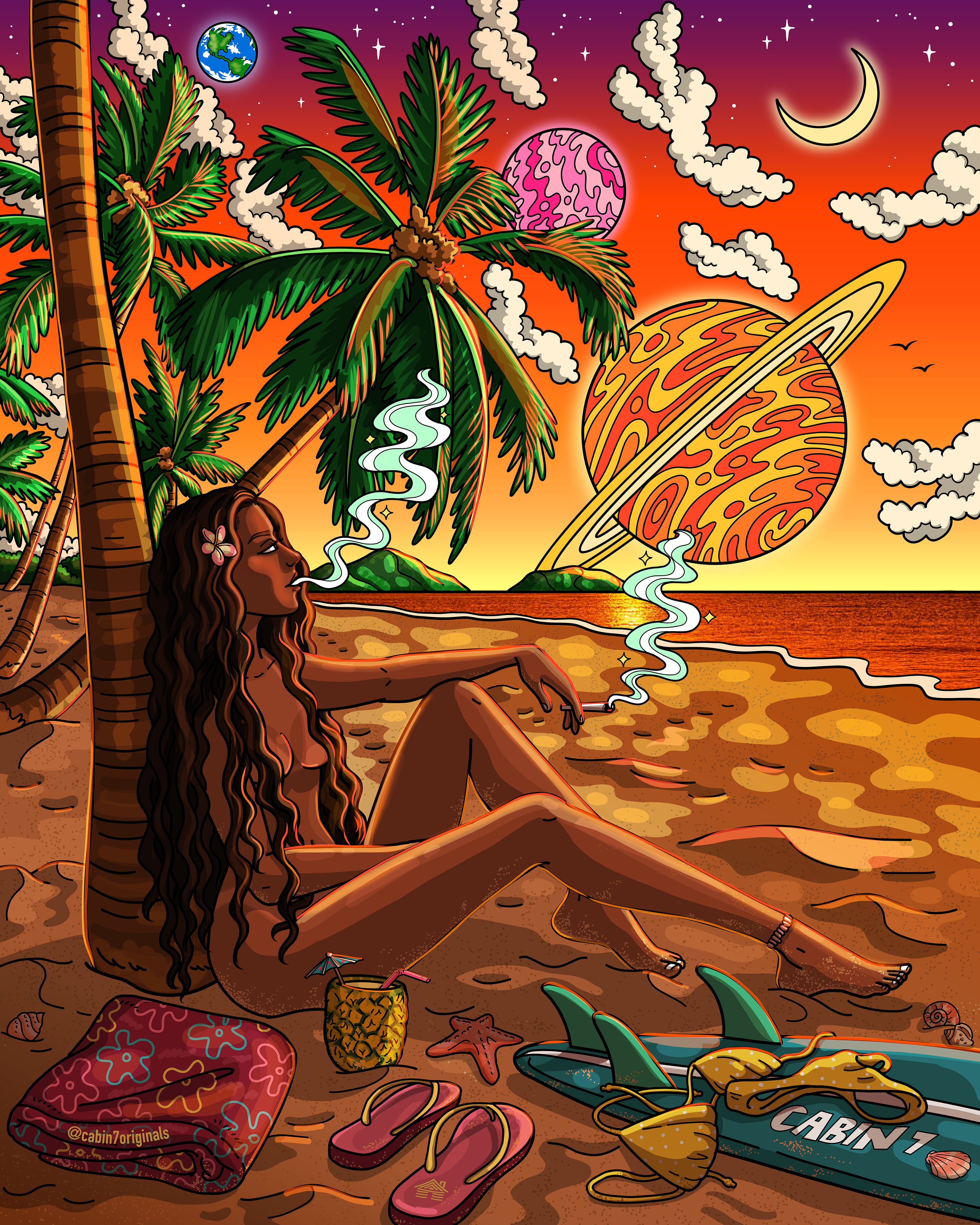 "Tangerine Dream" Poster Print