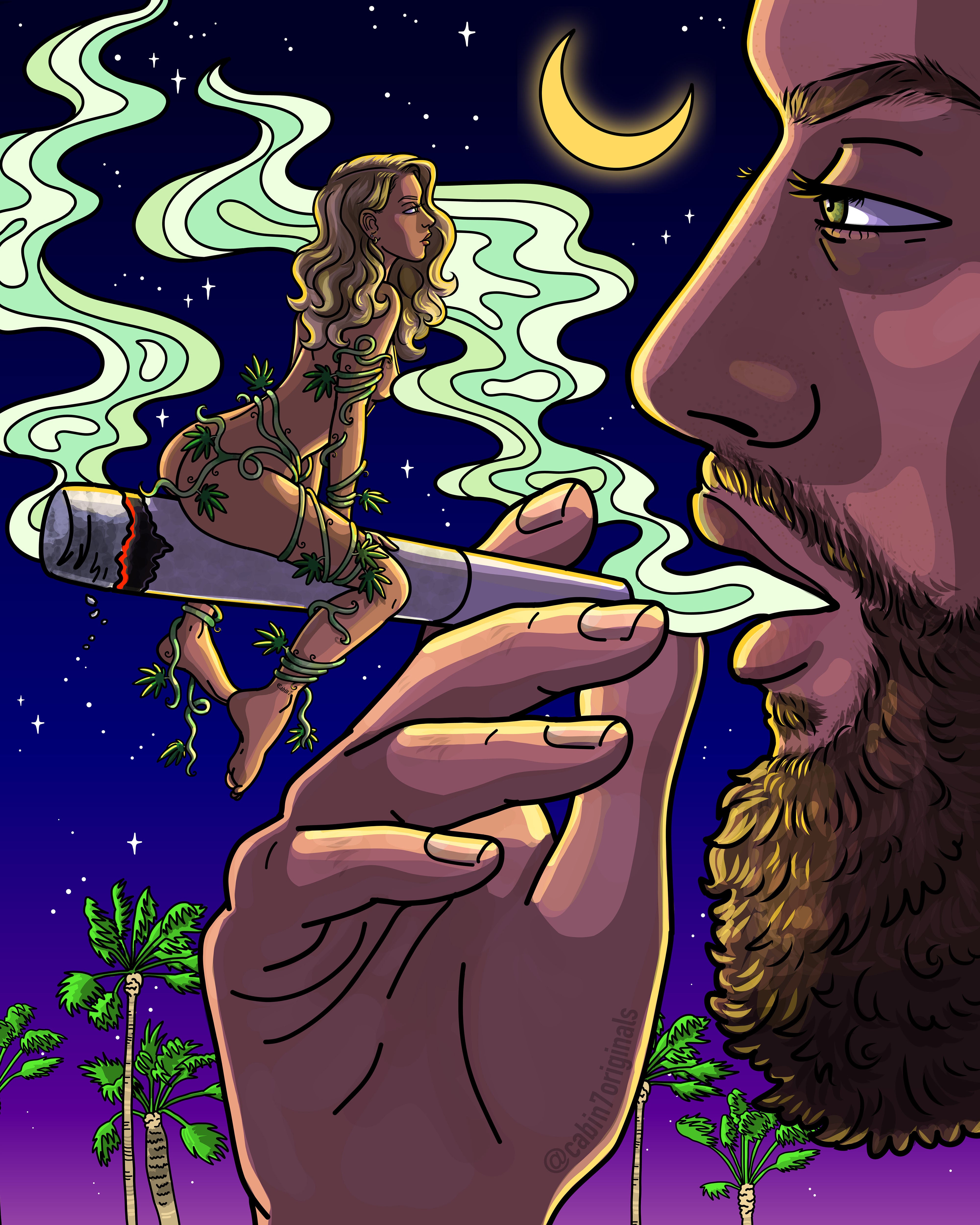 "The Temptress" Poster Print