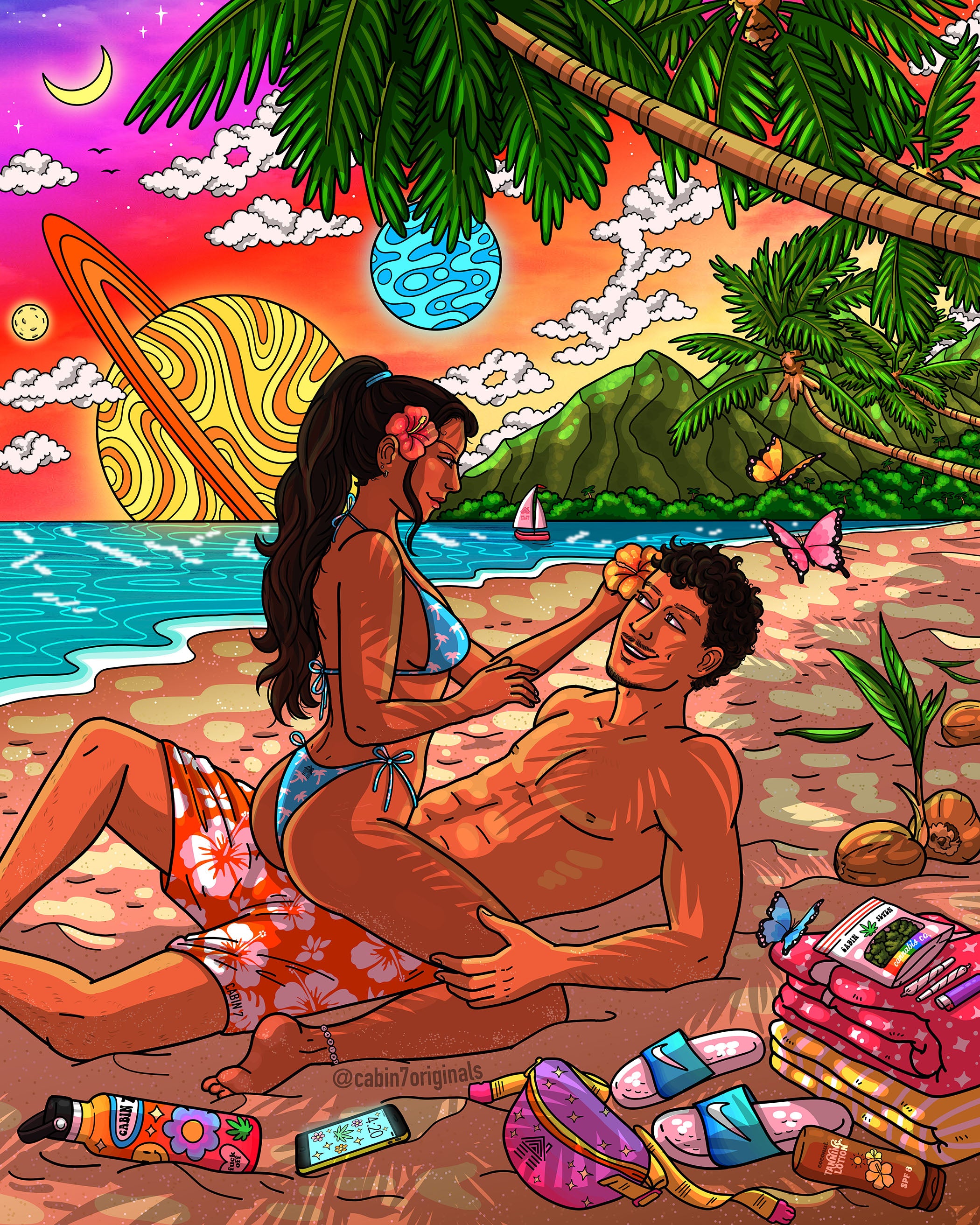 "Heatwaves" Poster Print