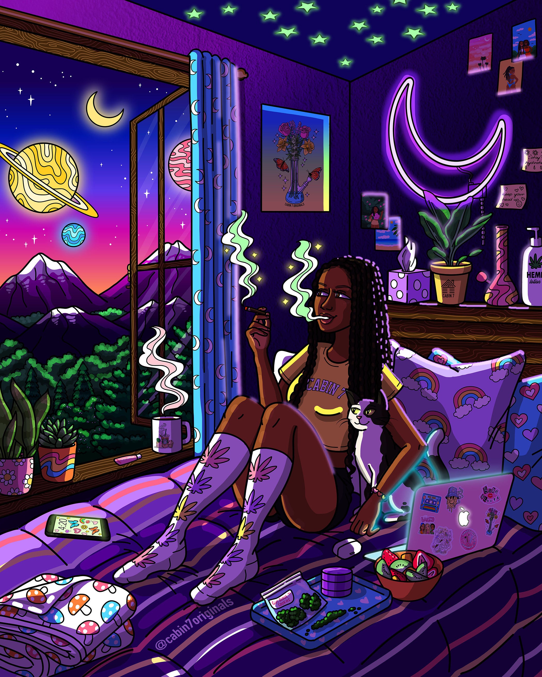 "Luna" Poster Print