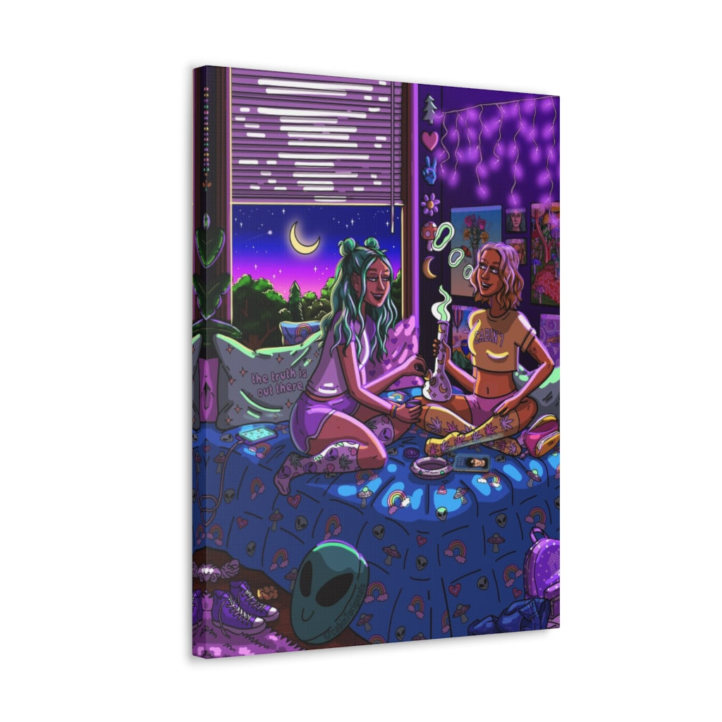 "Storm & Calia" Canvas Print
