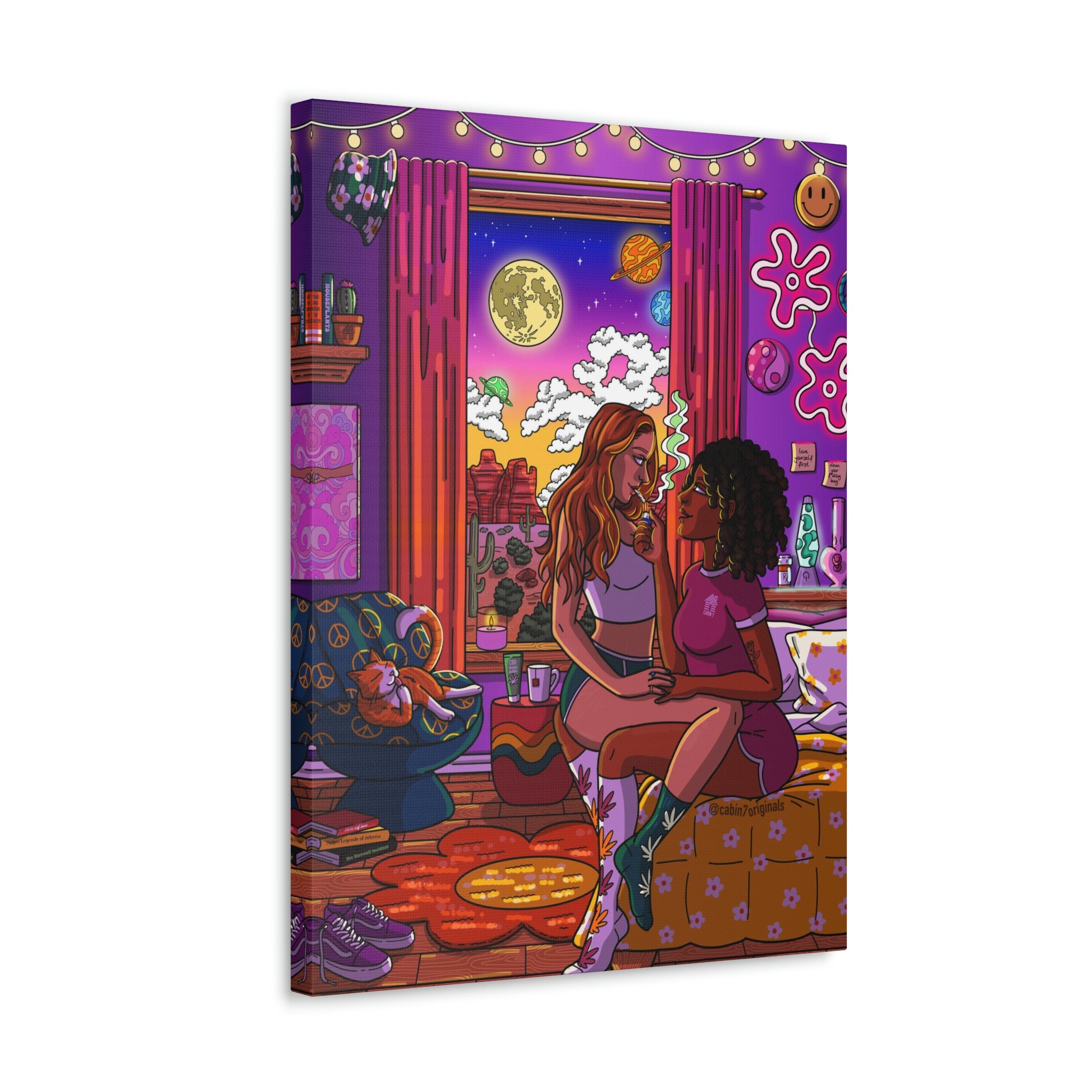 "Electric Feel" Canvas Print