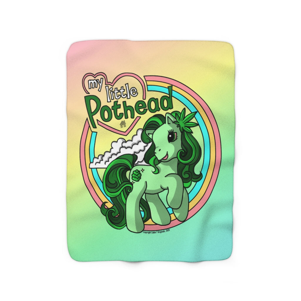 "Stoney Pony" Sherpa Fleece Blanket