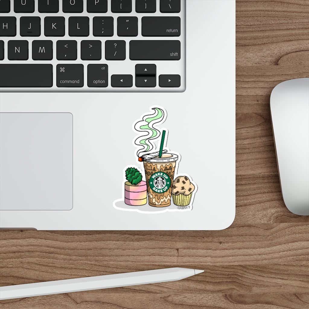 Wake & Bake Sticker