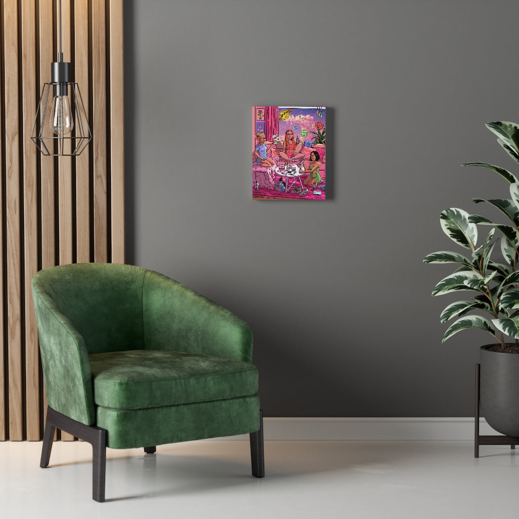 "Flowerpuff Girls" Canvas Print