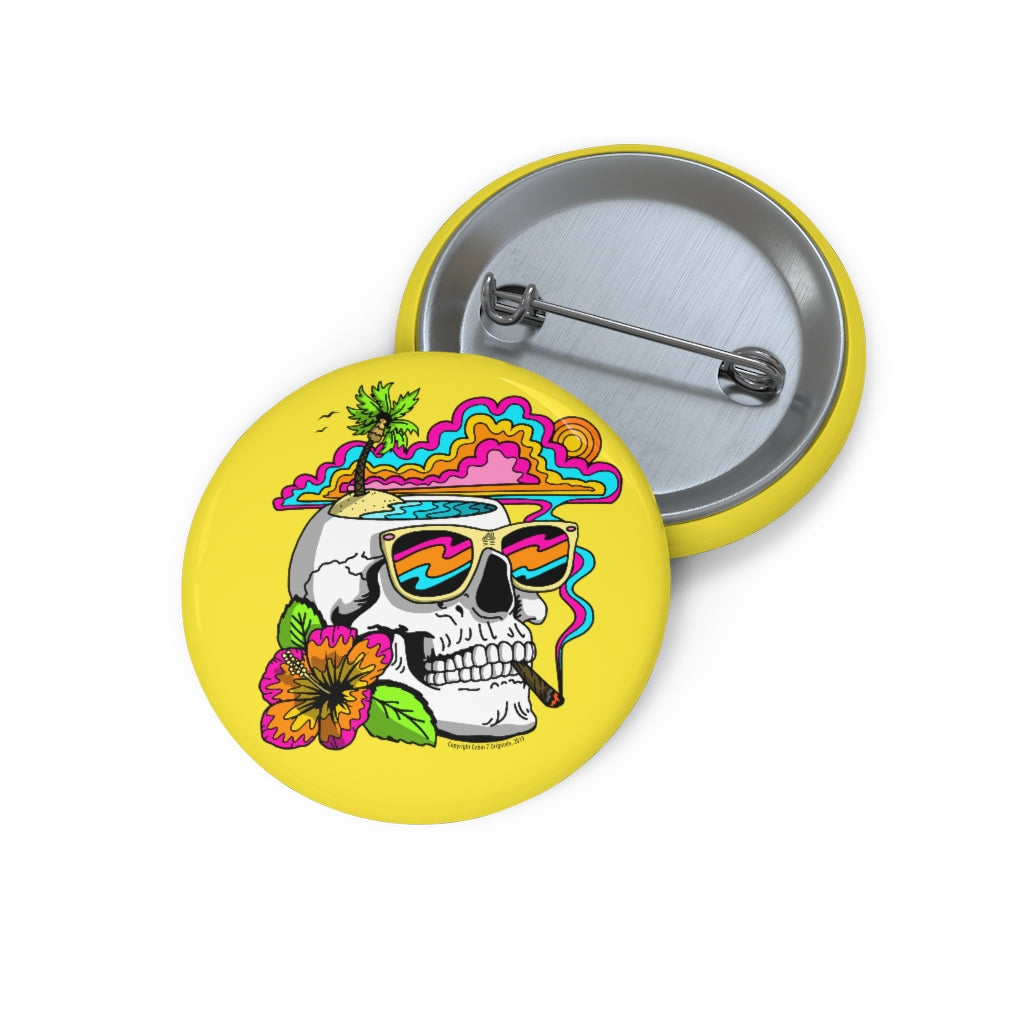 Summertime Skull Pin