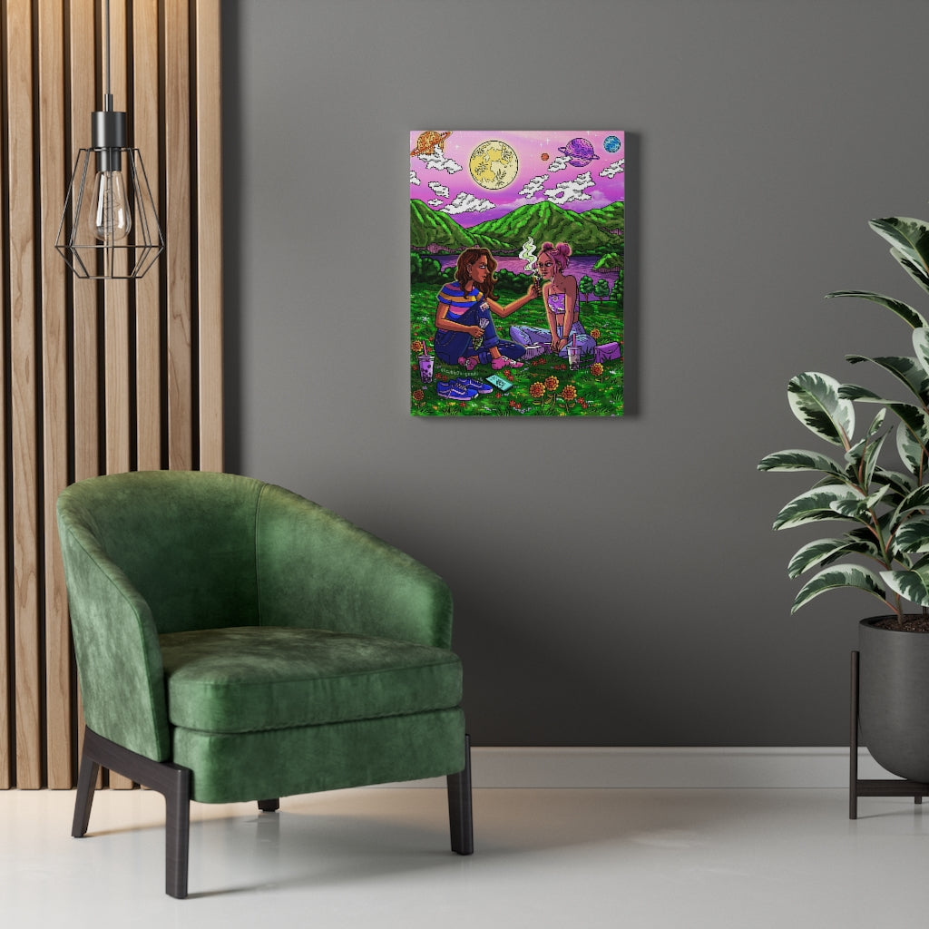 "Do You Wanna Get High?" Canvas Print