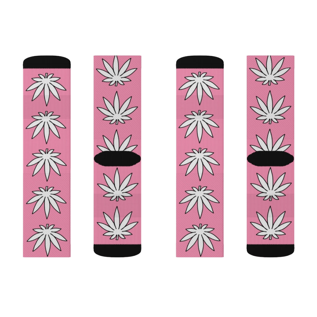 Lil' Leafy Socks - Bubblegum