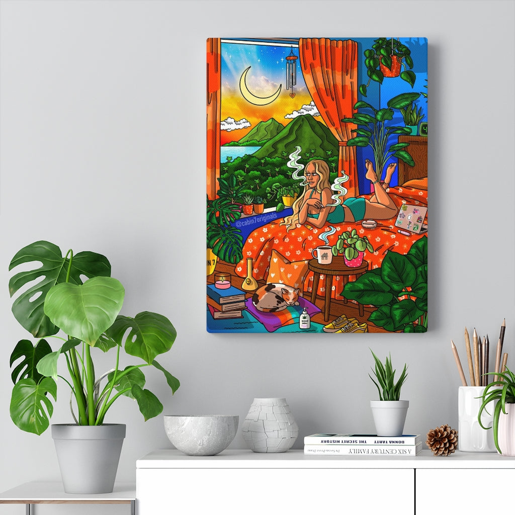 "Hawaiian Haze" Canvas Print