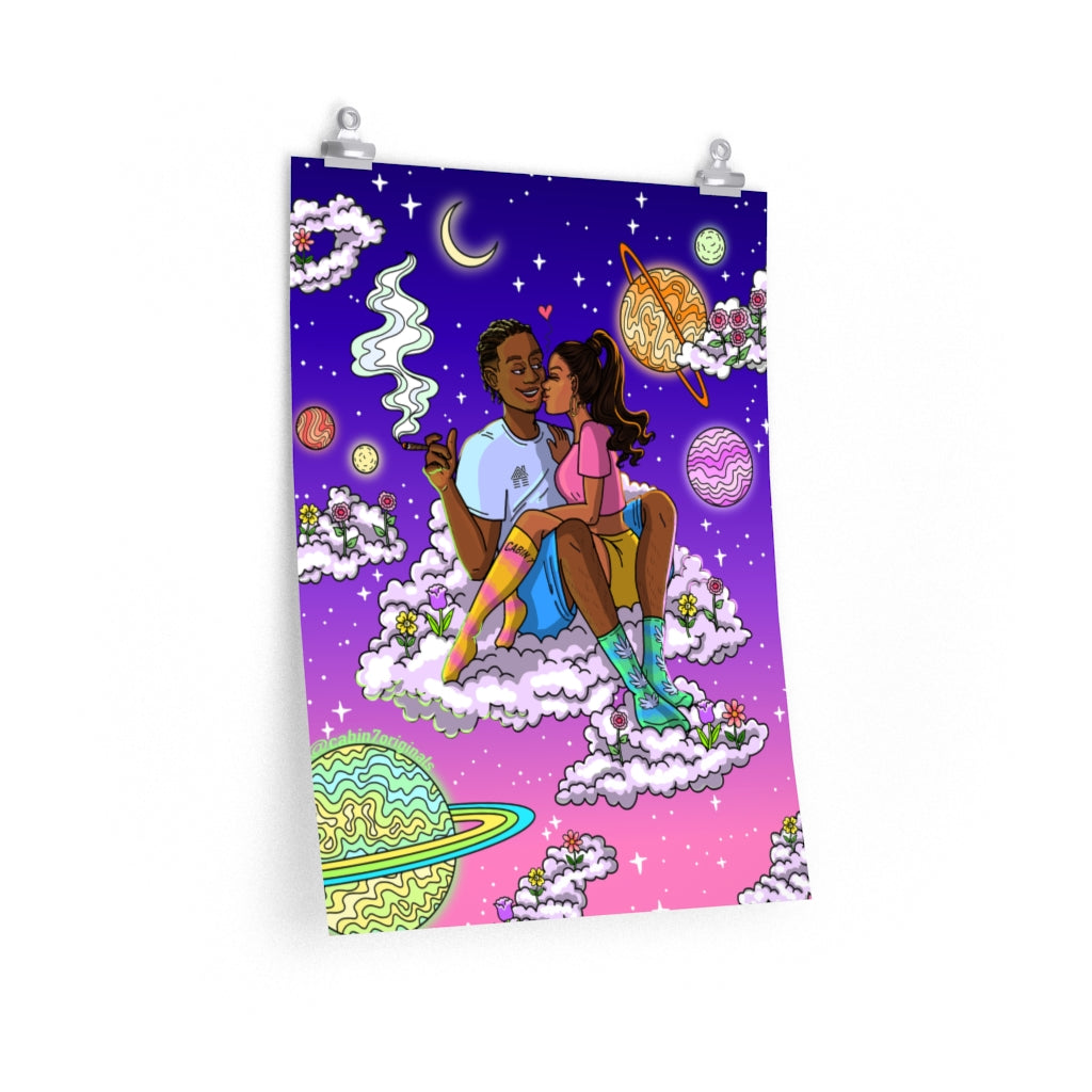 "In The Clouds" Poster Print