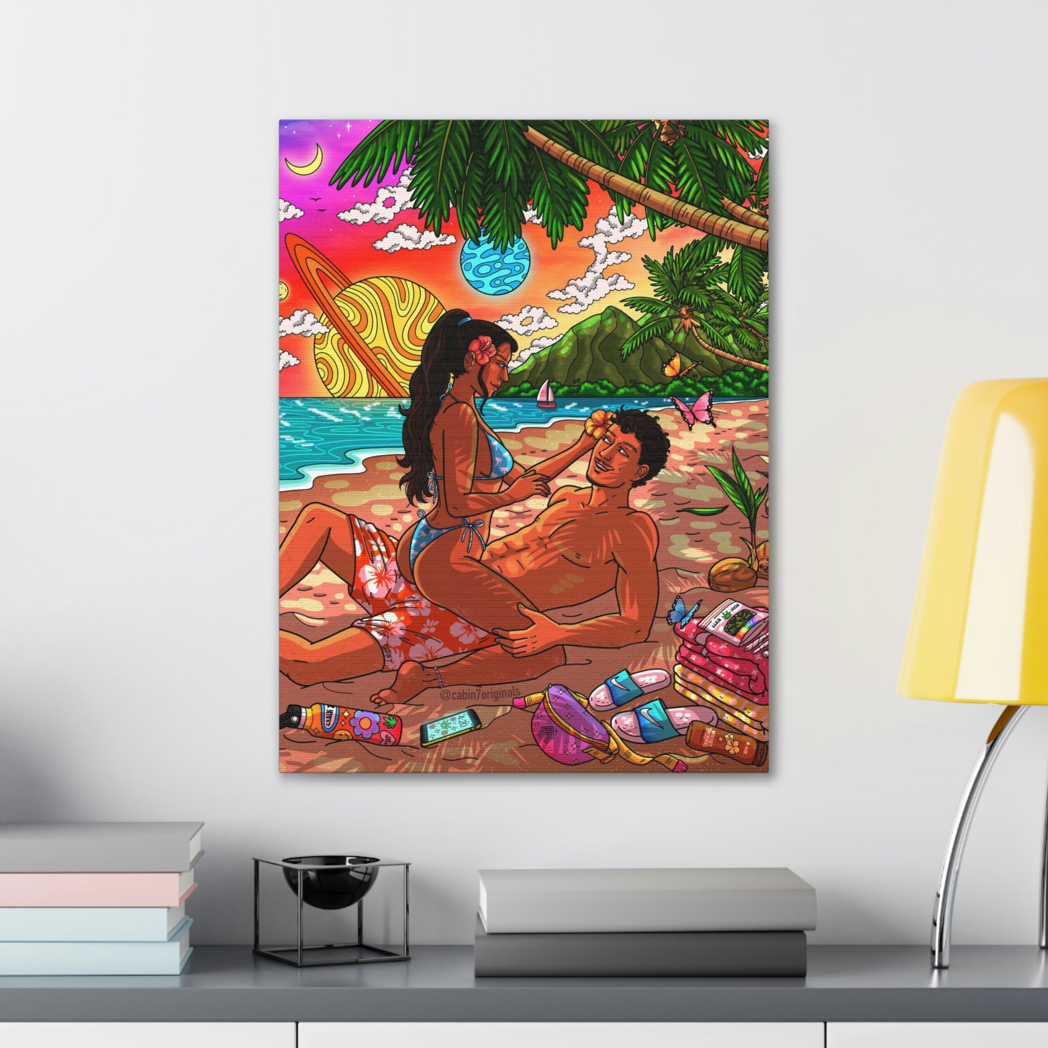 "Heatwaves" Canvas Print