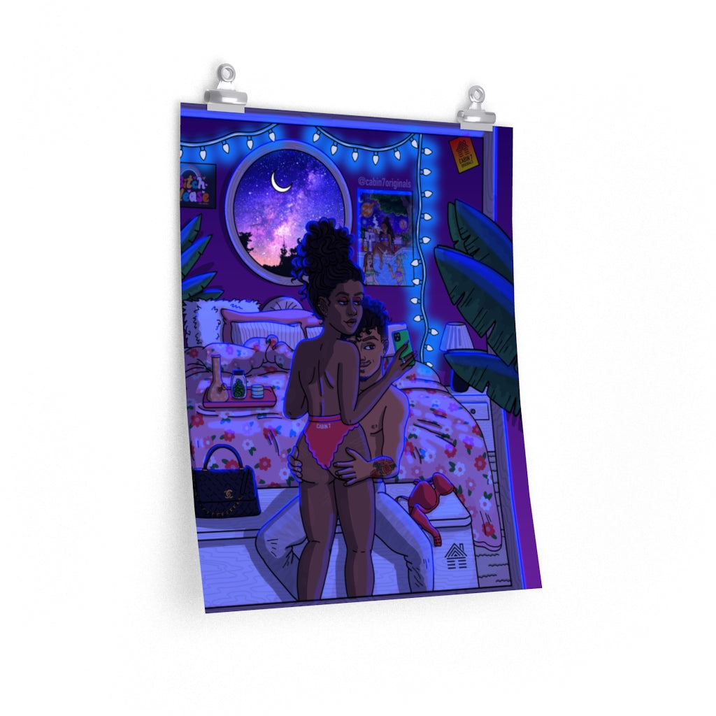 "Midnight Blue" Poster Print