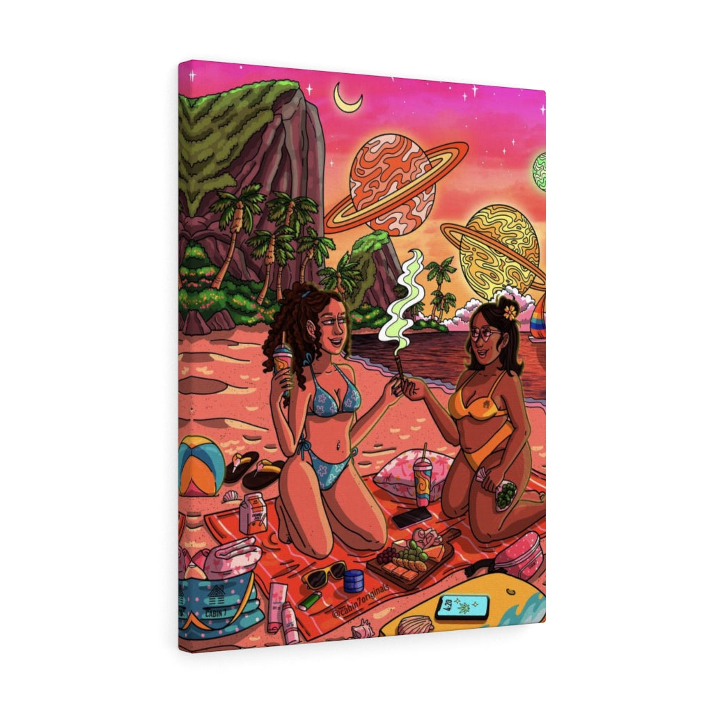 "Just Beachy" Canvas Print