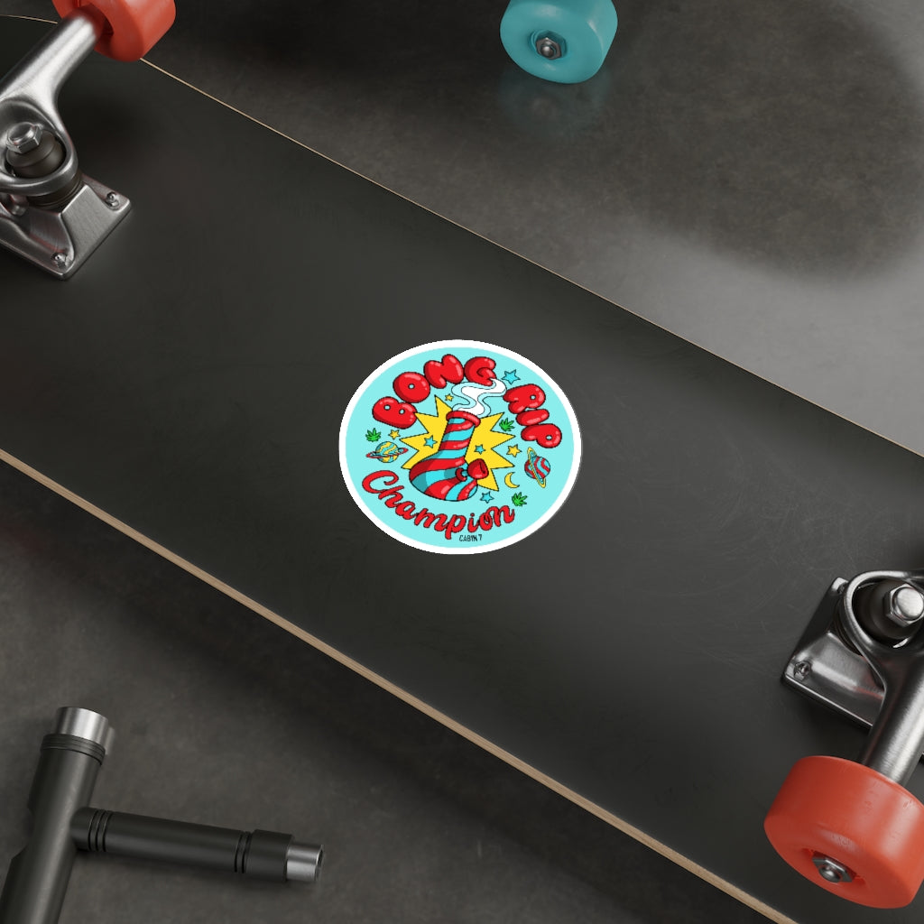 Bong Rip Champion Sticker