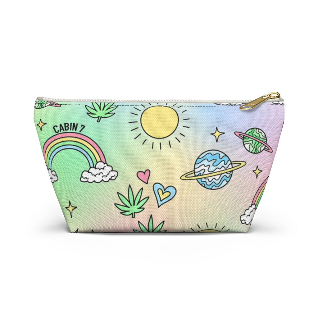 Pastel Rainbow Zipper Pouch