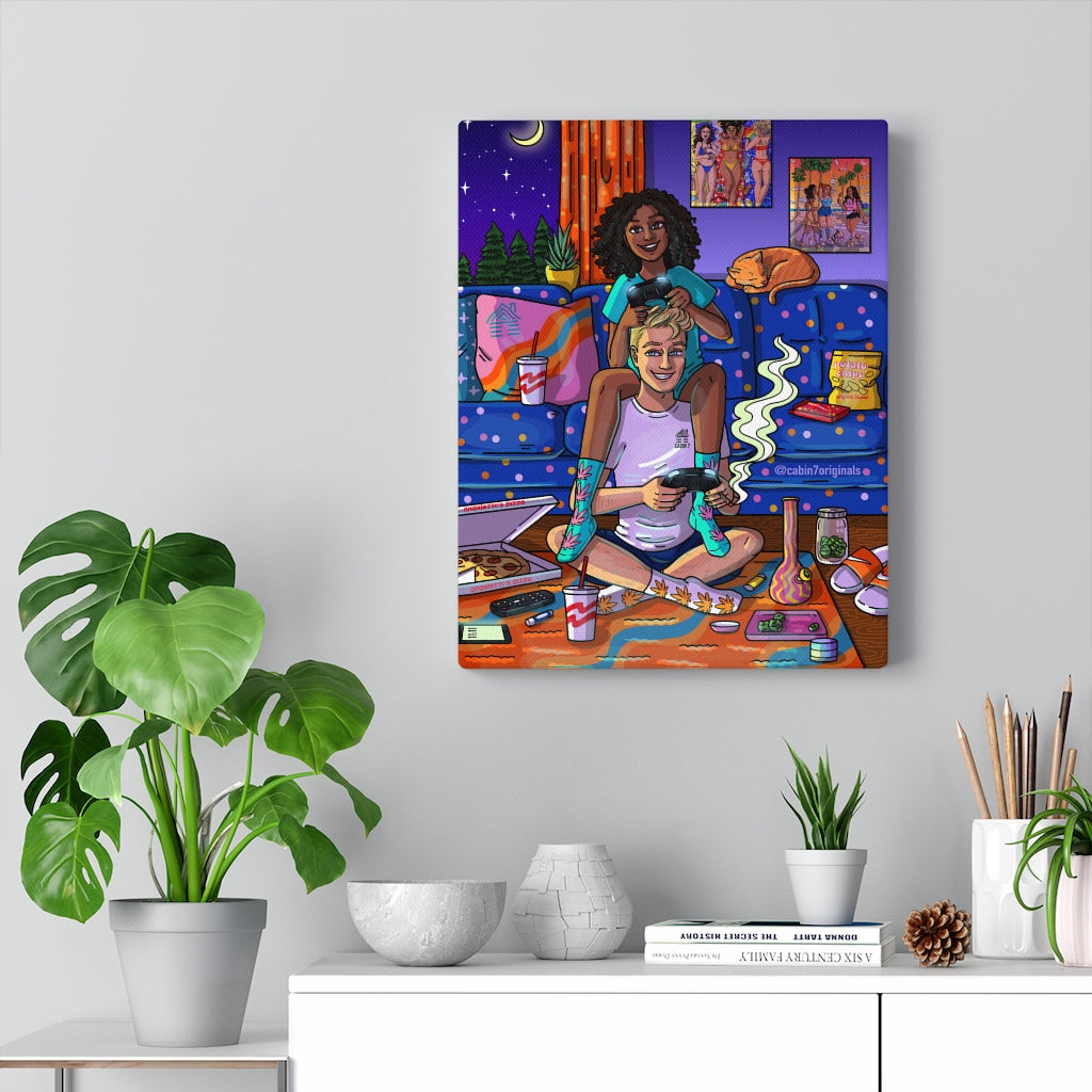 "Game On" Canvas Print