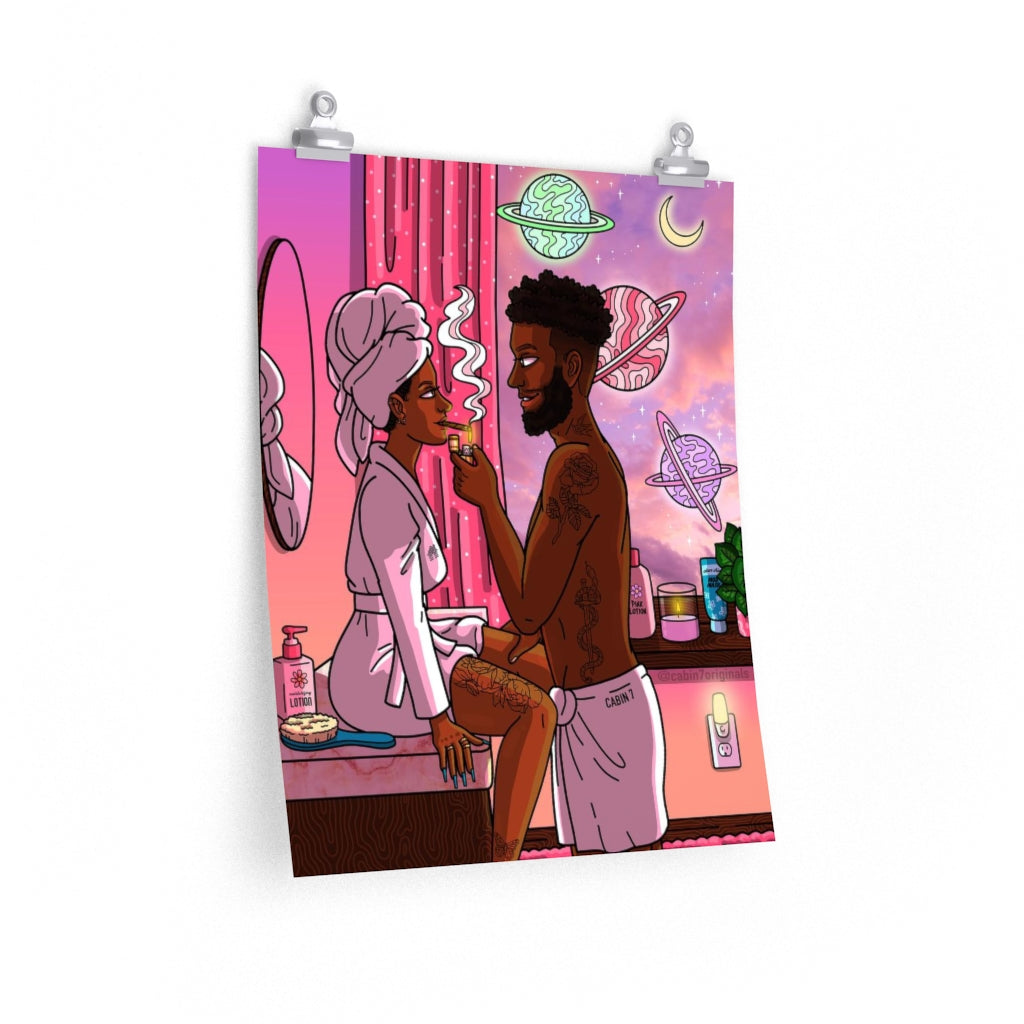 "Bath Time Blunt" Poster Print