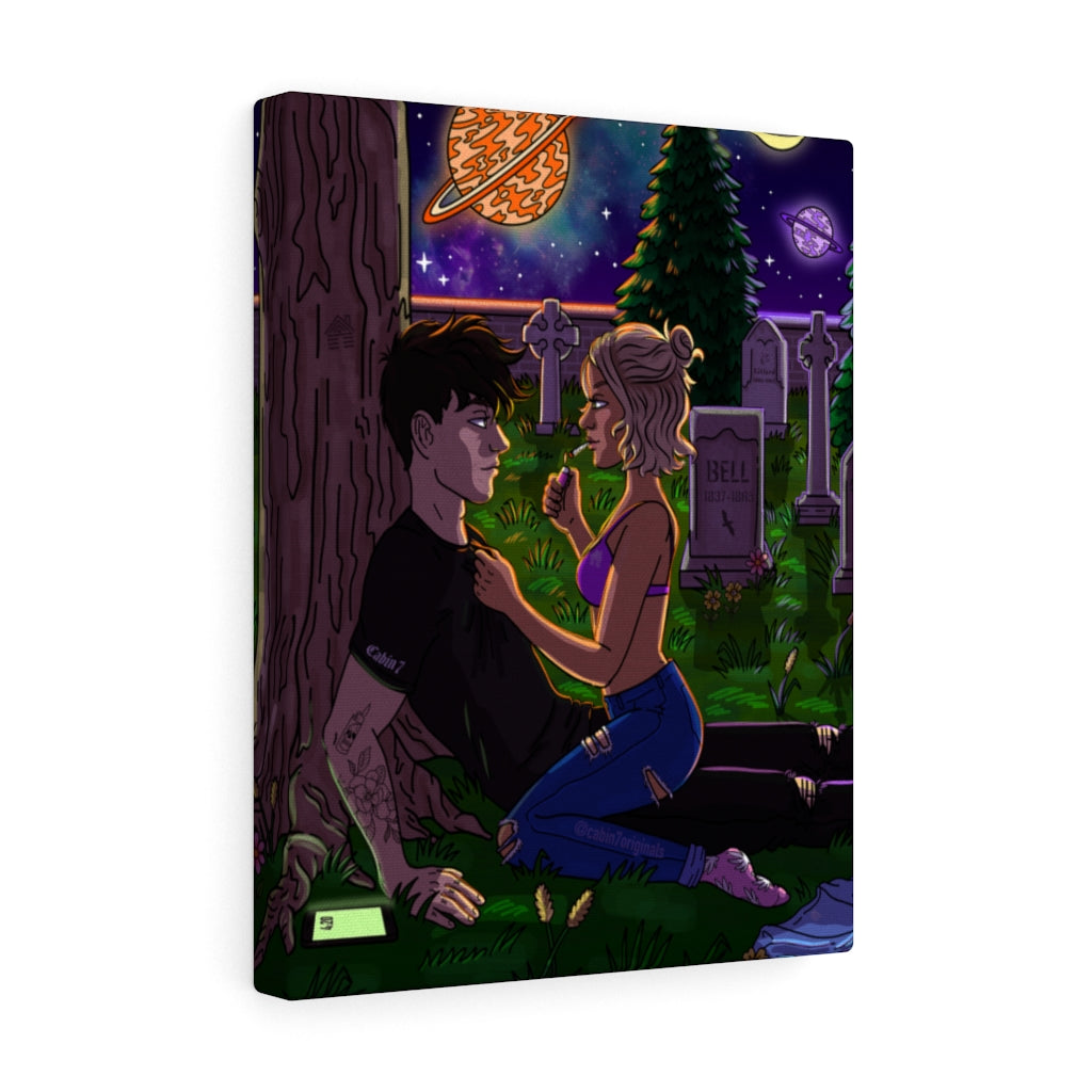 "Graveyard Shift" Canvas Print