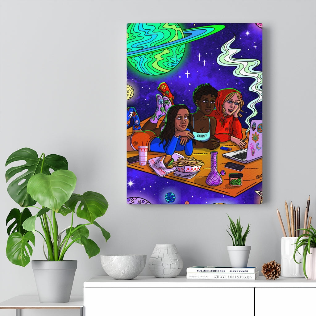 "Saturday Night" Canvas Print