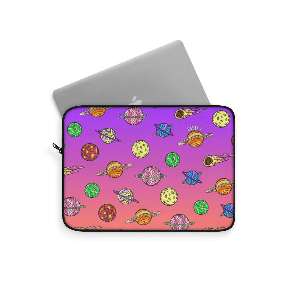 Neon Planets Laptop Sleeve