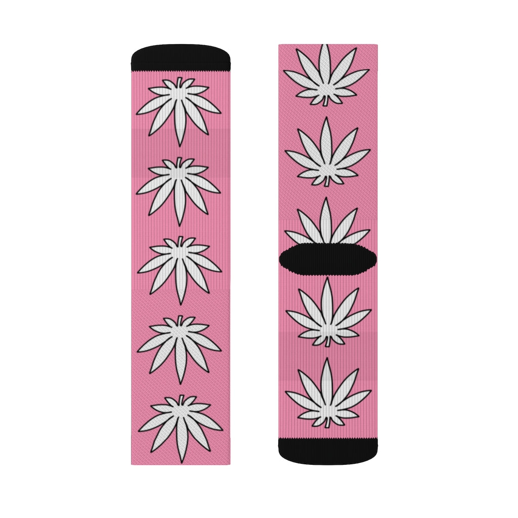 Lil' Leafy Socks - Bubblegum
