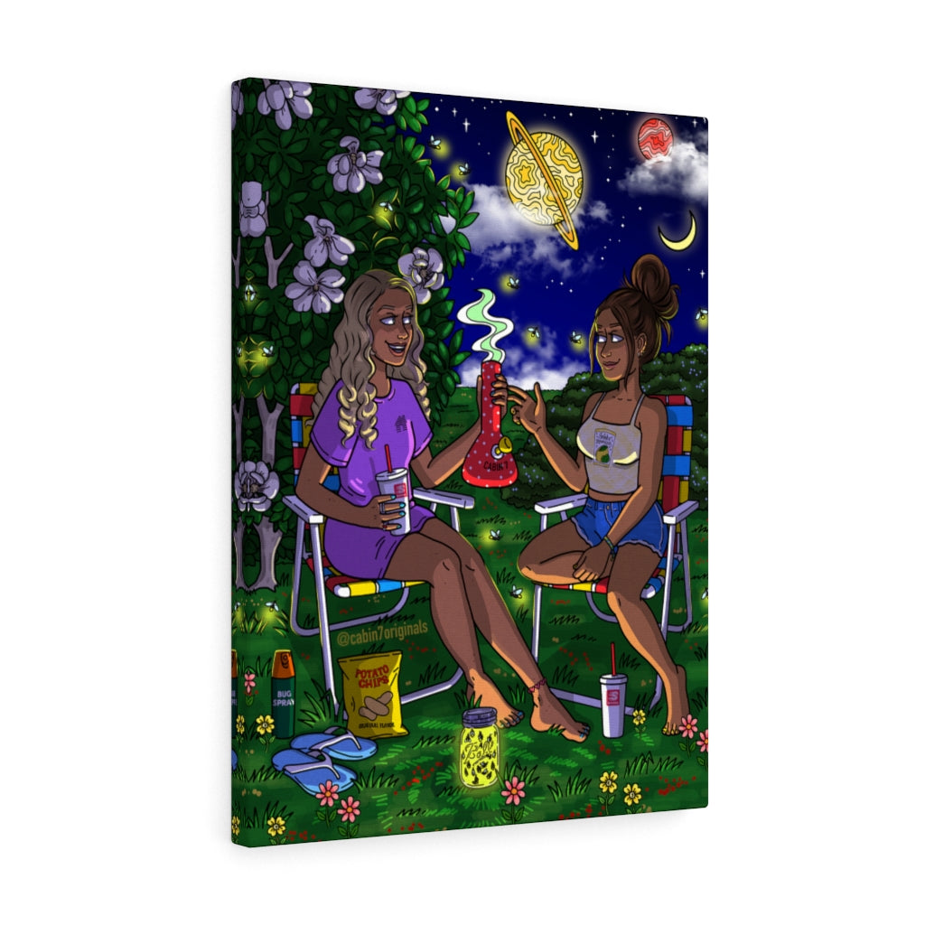 "Lightning Bugs" Canvas Print
