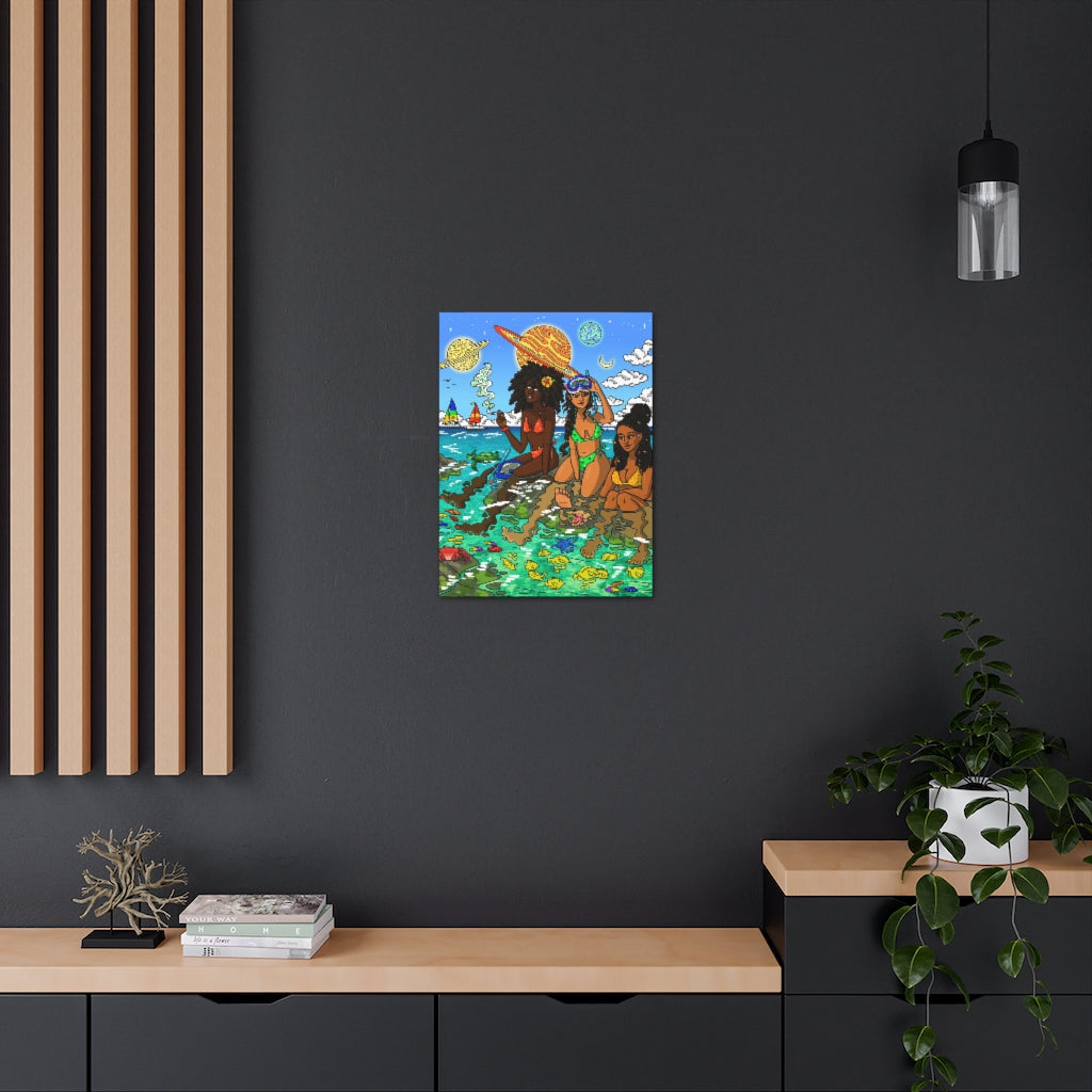 "Aquamarine" Canvas Print