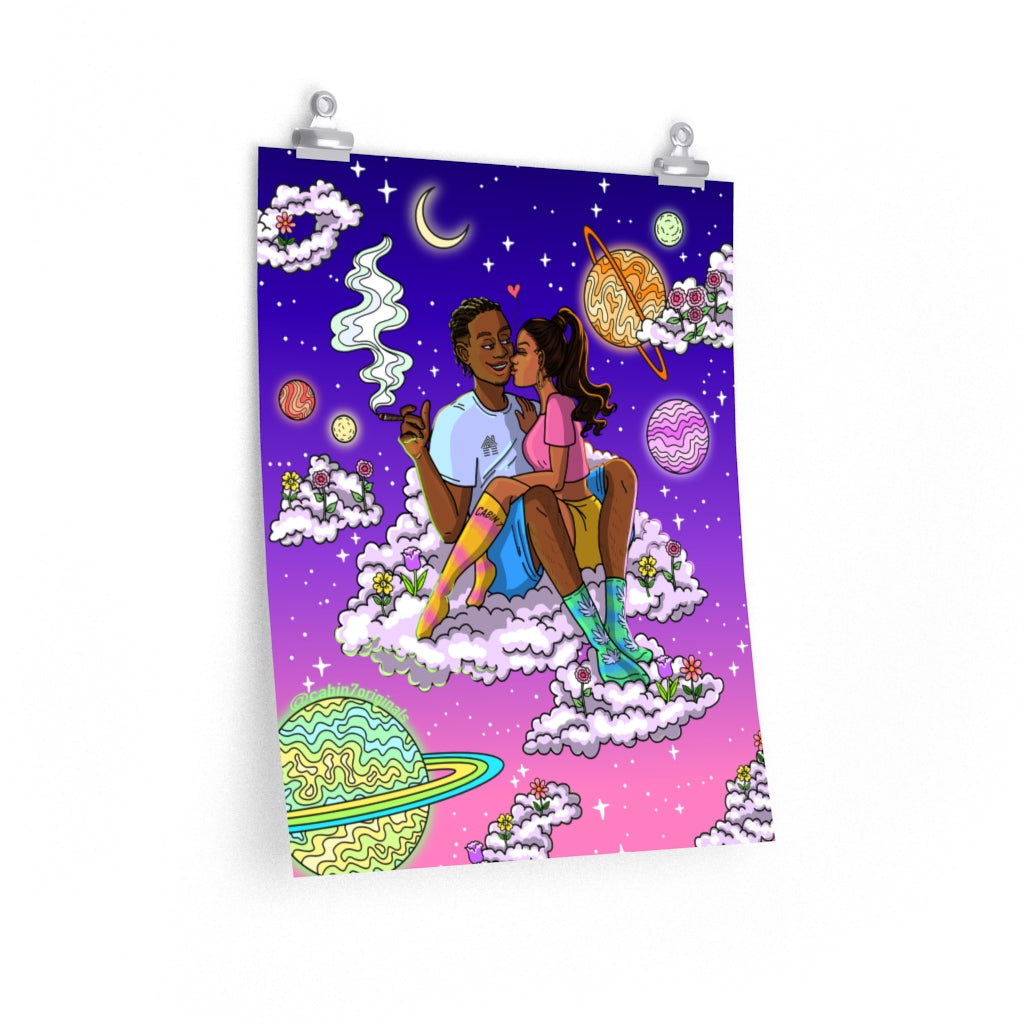 "In The Clouds" Poster Print