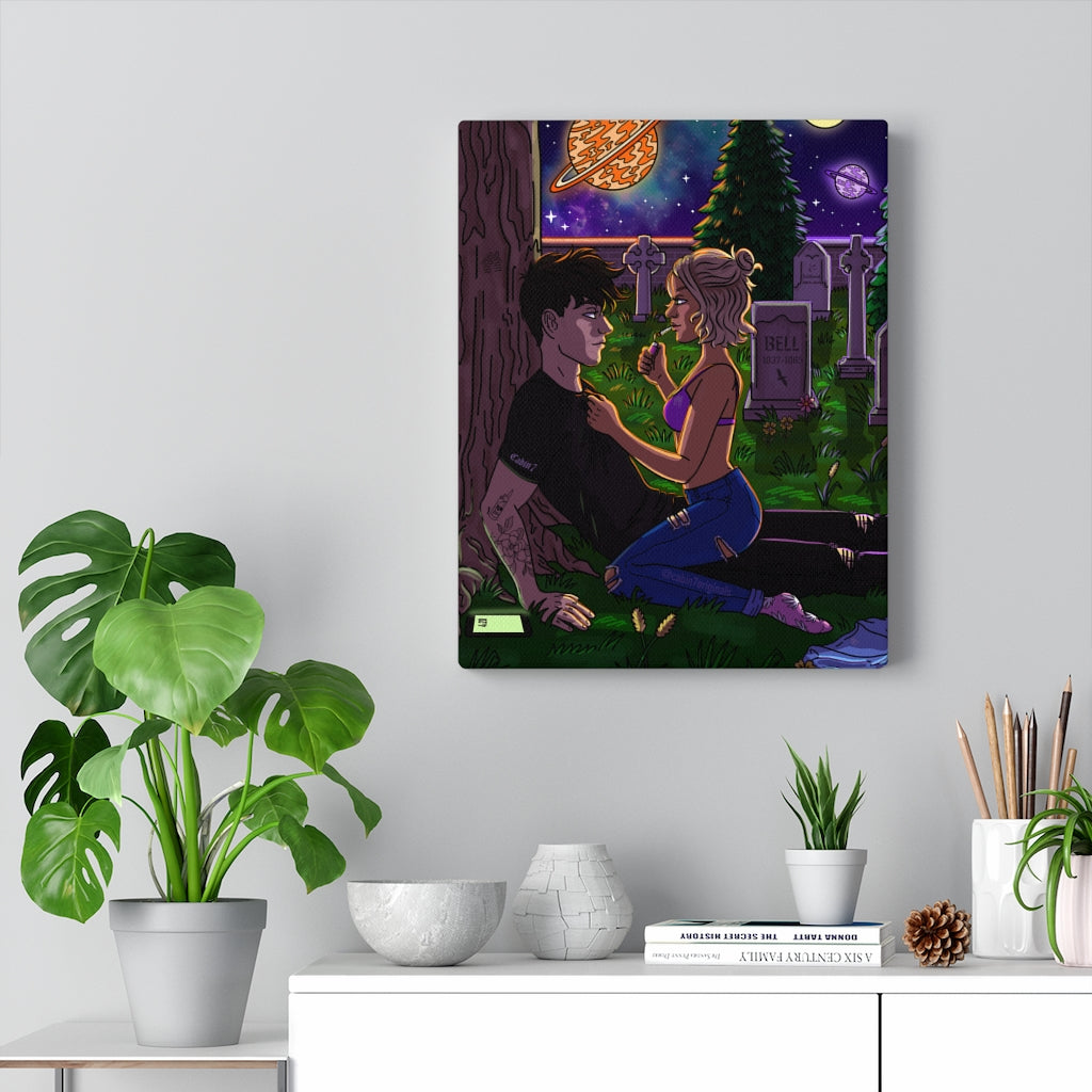 "Graveyard Shift" Canvas Print